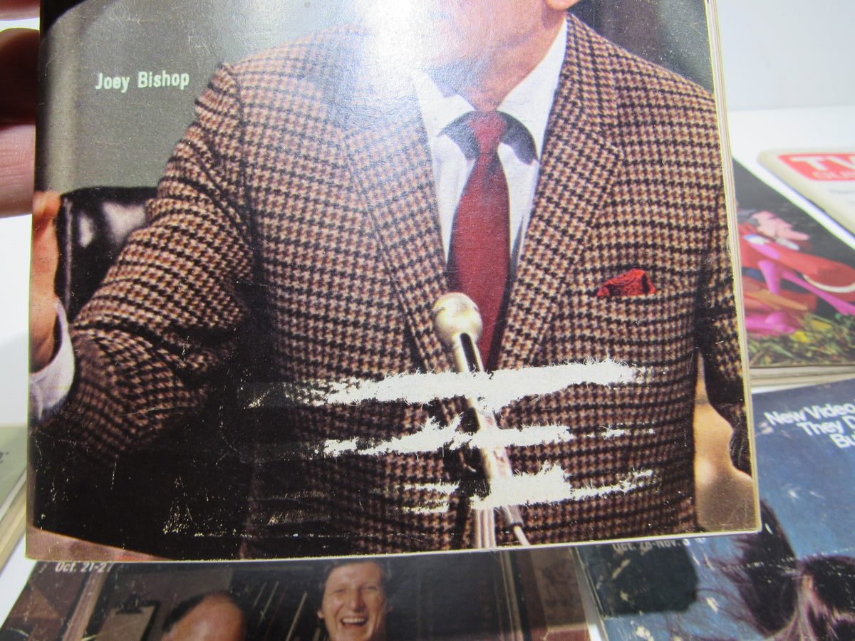 Joey Bishop featured in a TV Guide magazine, a visual highlight from the collection of 11 TV Guide Magazines - Fall Preview & Regular Issues.