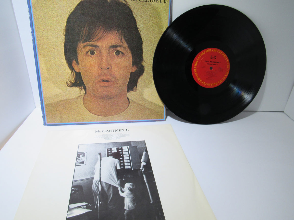 1980 Paul McCartney: McCartney II LP with record and cover, showcasing front cover art and vinyl details, grade: VG.