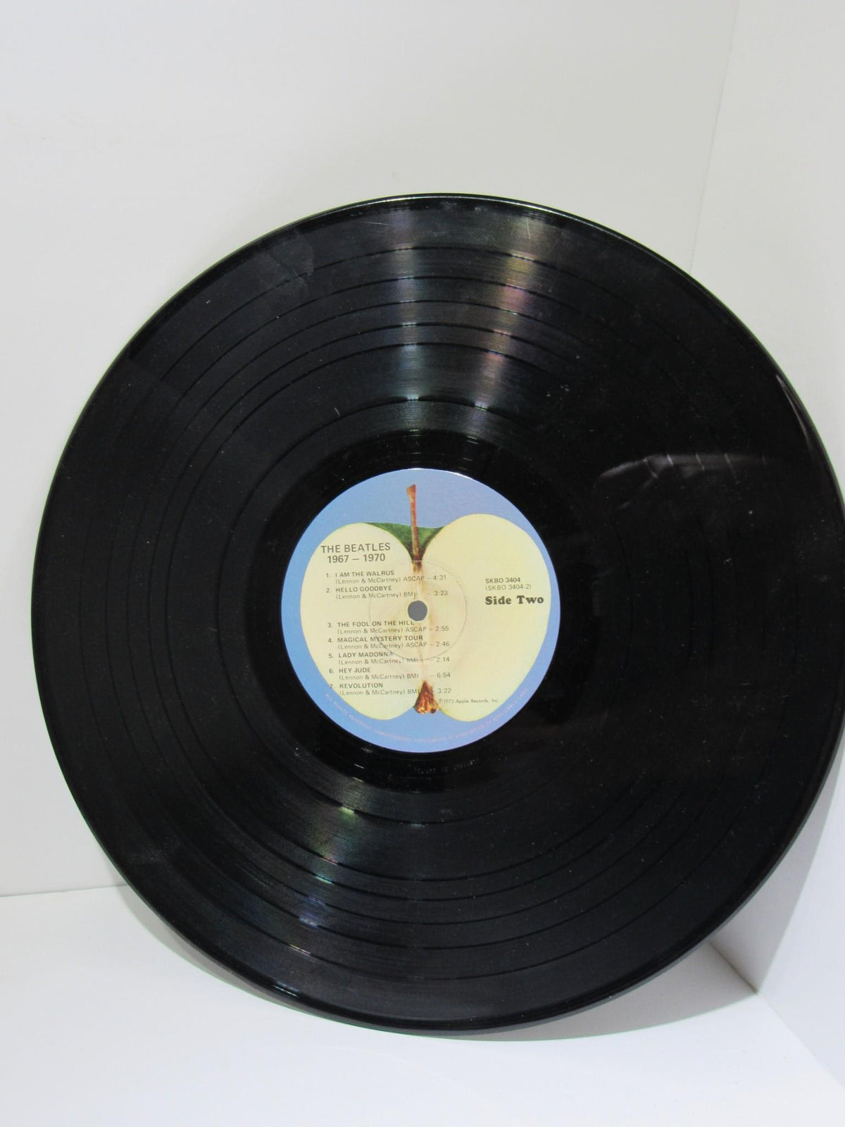 The Beatles 1967-1970 Gatefold Sleeve Vinyl Record - Side Two showcasing the album design.