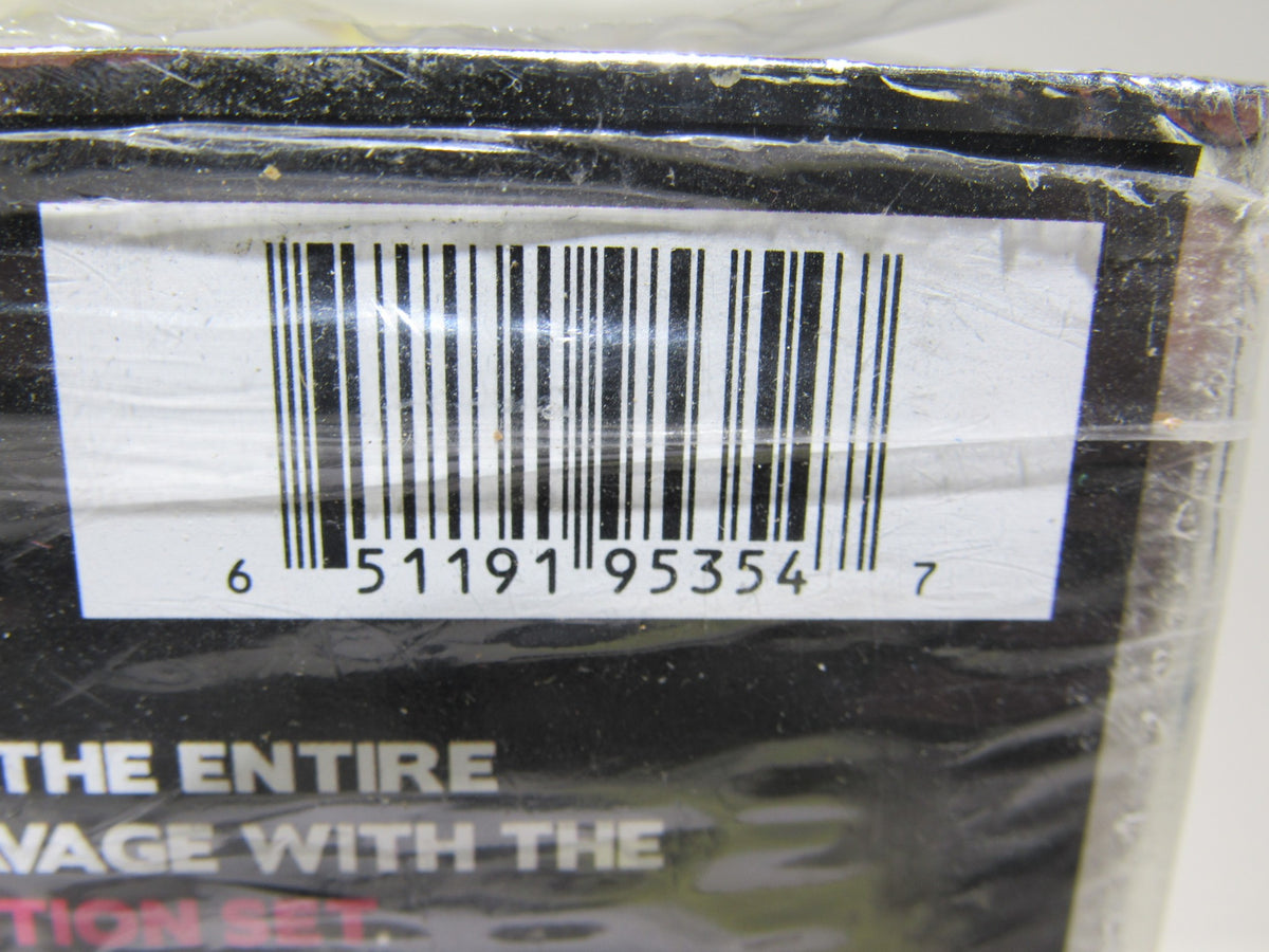 Close-up of the barcode on the Macho Man: The Randy Savage Story Collector's Edition DVD packaging, ensuring authenticity and tracking.