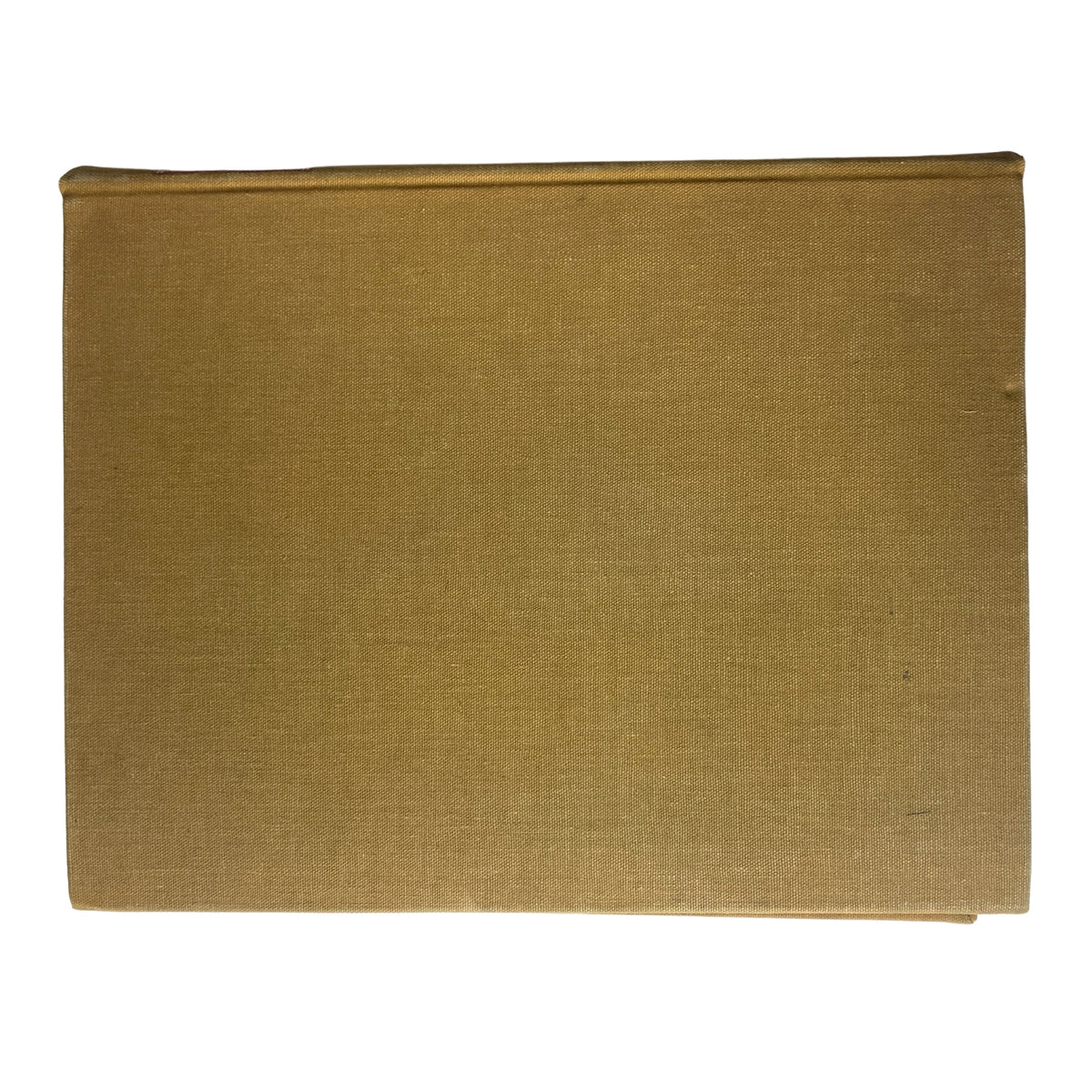Back cover view of the Ladies' Home Journal Bound Magazine 1946, displaying a simple golden beige fabric.