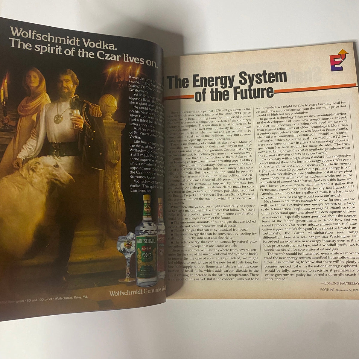 Fortune Magazine September 24, 1979 Progress Report Alternative Energy Sources