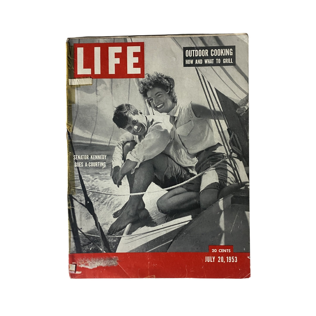 Life Magazine July 20, 1953 Featuring Senator John F. Kennedy & Fiancée Jackie Bouvier