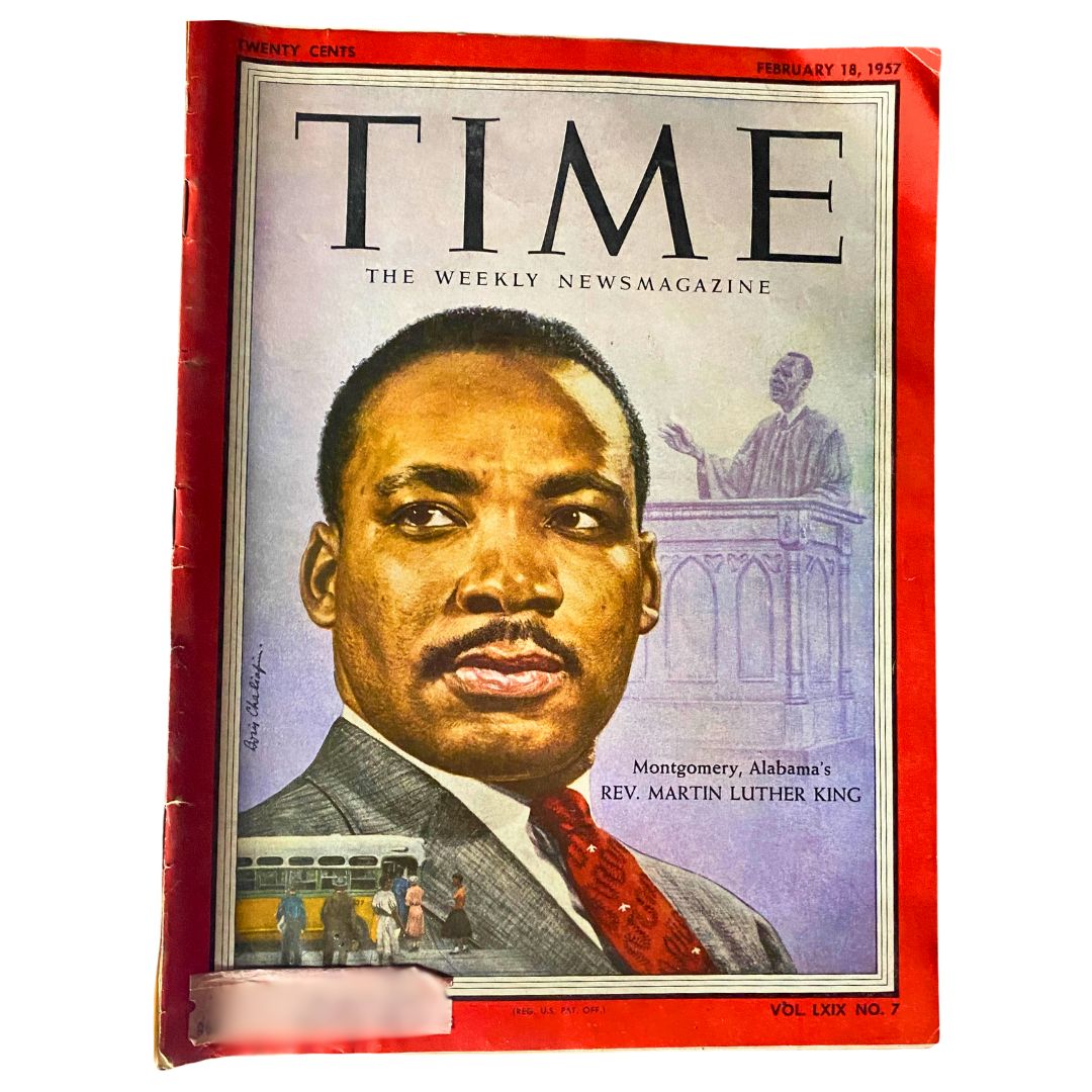 Time Magazine February 18, 1957 Vol 69 No. 7 Rev. Martin Luther King