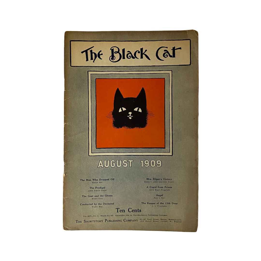 The Black Cat Magazine August 1909 The Goat and the Ghosts No Label