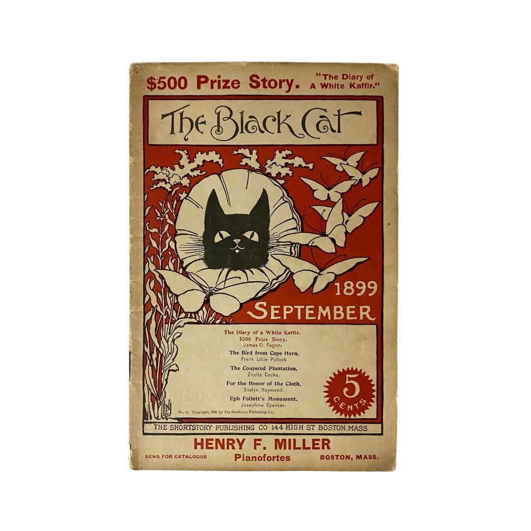The Black Cat Magazine, September 1899: Featuring 'The Bird from Cape Horn' on the cover