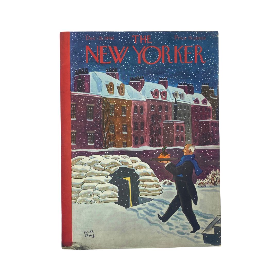 Cover of The New Yorker, December 21, 1940, featuring an illustration by Robert Day