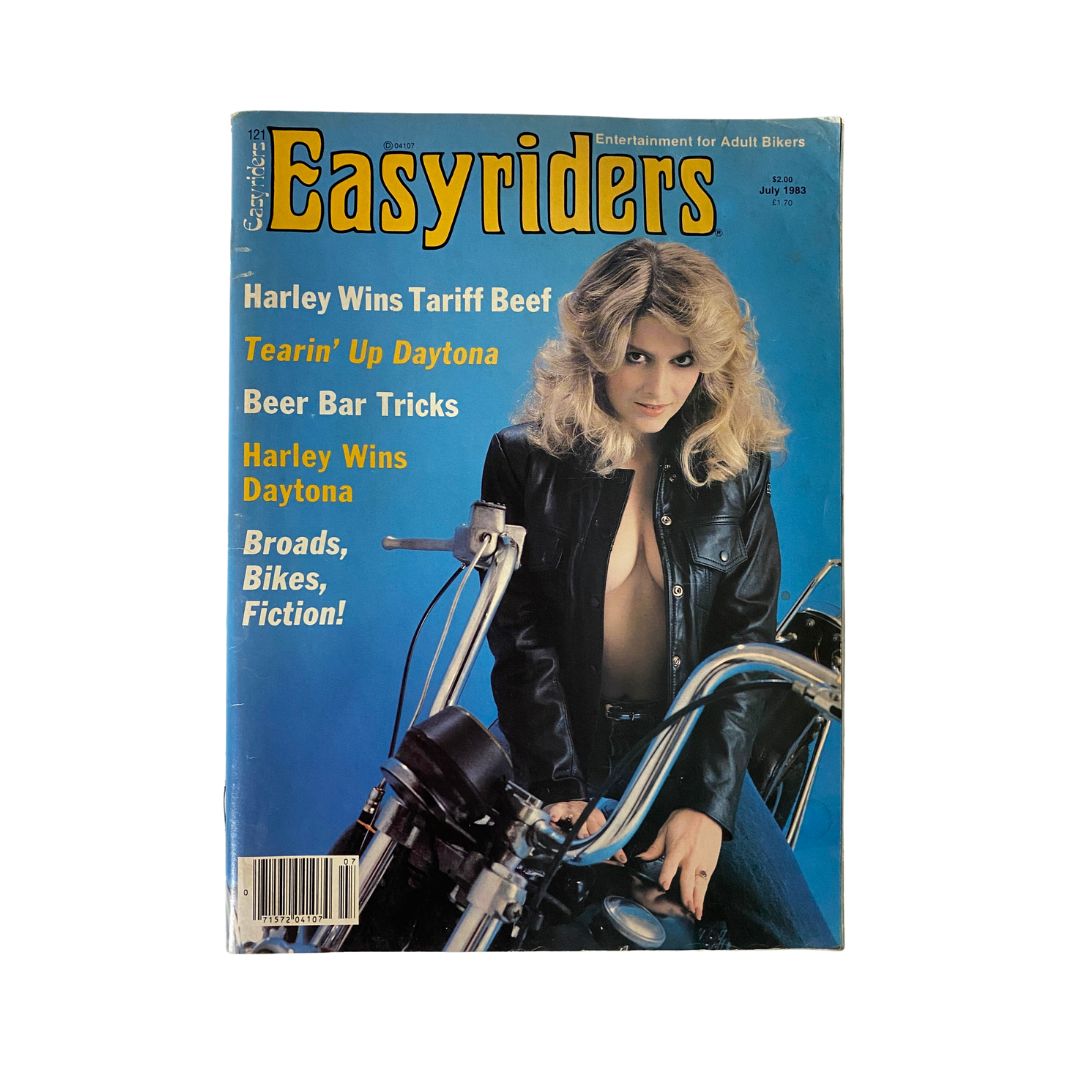 Vintage Easyriders Magazine July 1983 Tearin' Up Daytona No Label