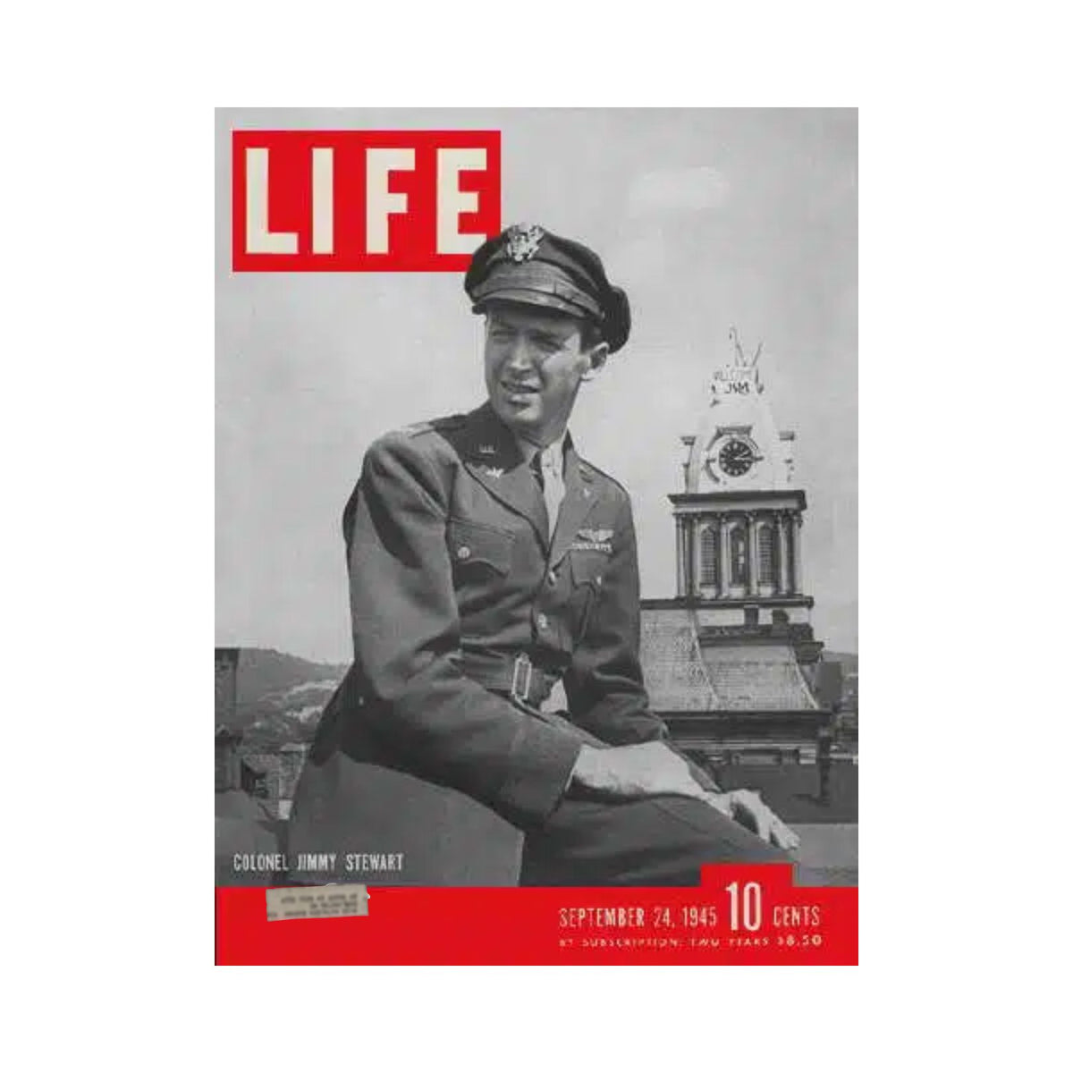 Life Magazine September 24, 1945 Colonel Jimmy Stewart