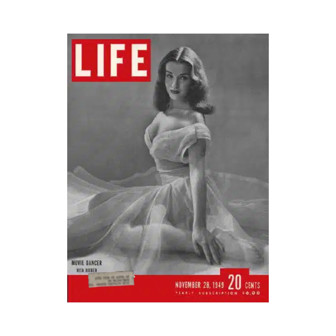 Life Magazine November 28, 1949 Featuring Nita Bieber - Classic Collectible Issue from Hollywood's Golden Age
