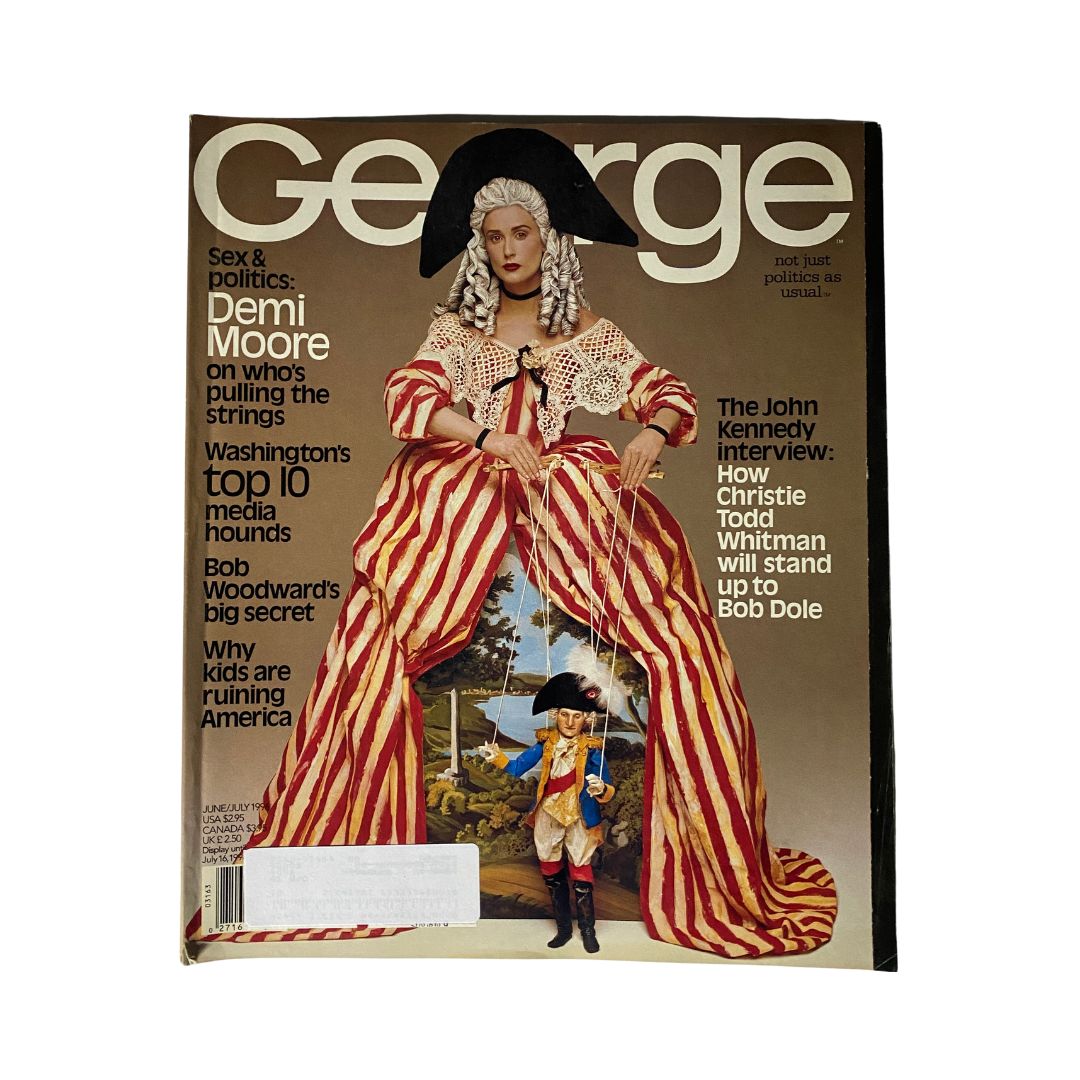 George Magazine June - July 1996 Demi Moore Cover / Christie Todd Whitman VG