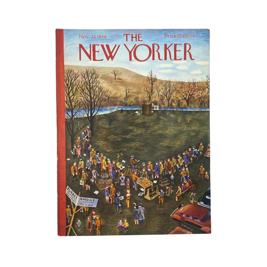 Cover of The New Yorker, November 23, 1940, featuring an illustration by Ilonka Karasz, VG condition