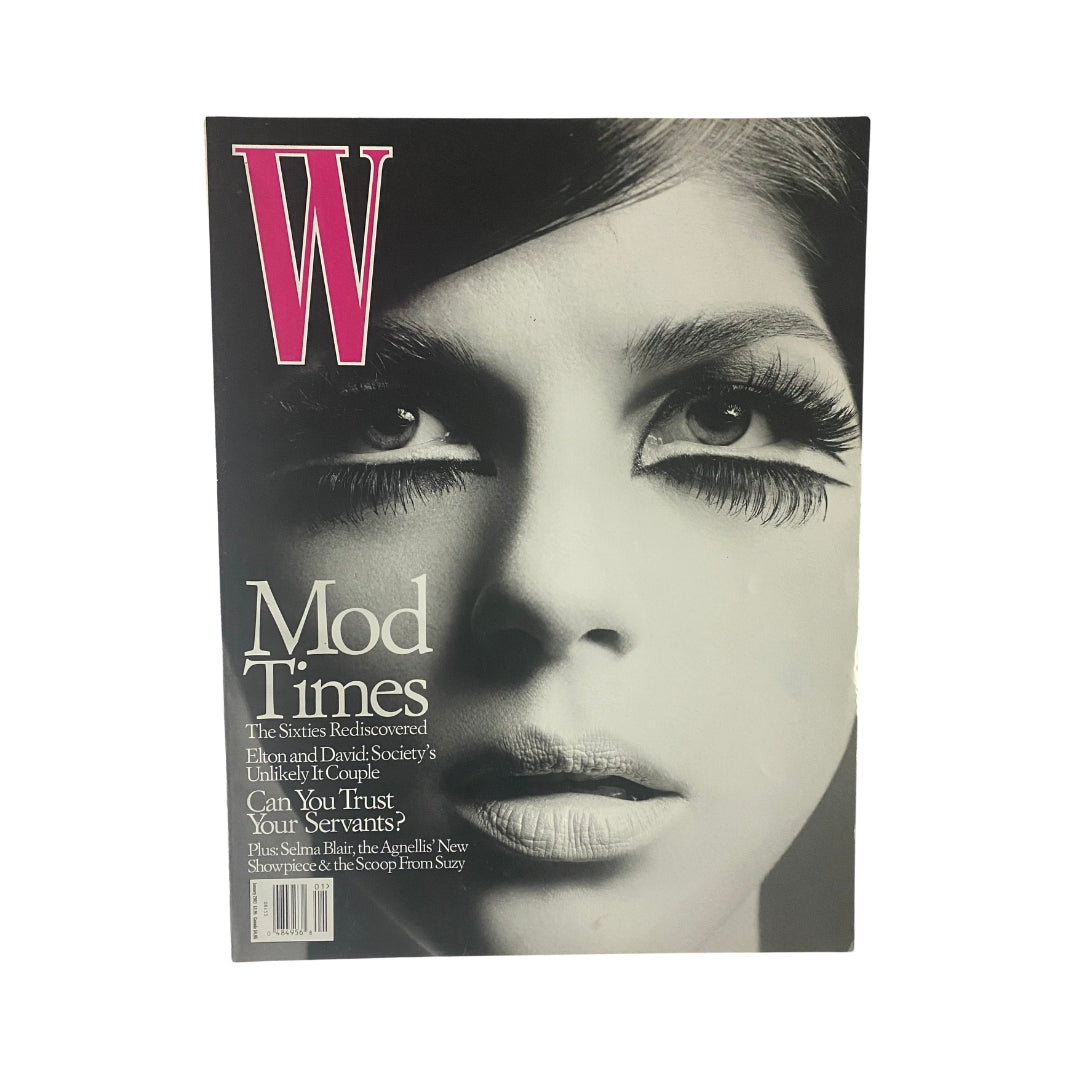 W Magazine January 2003 cover featuring actress Selma Blair, showcasing iconic fashion and celebrity culture from the early 2000s.