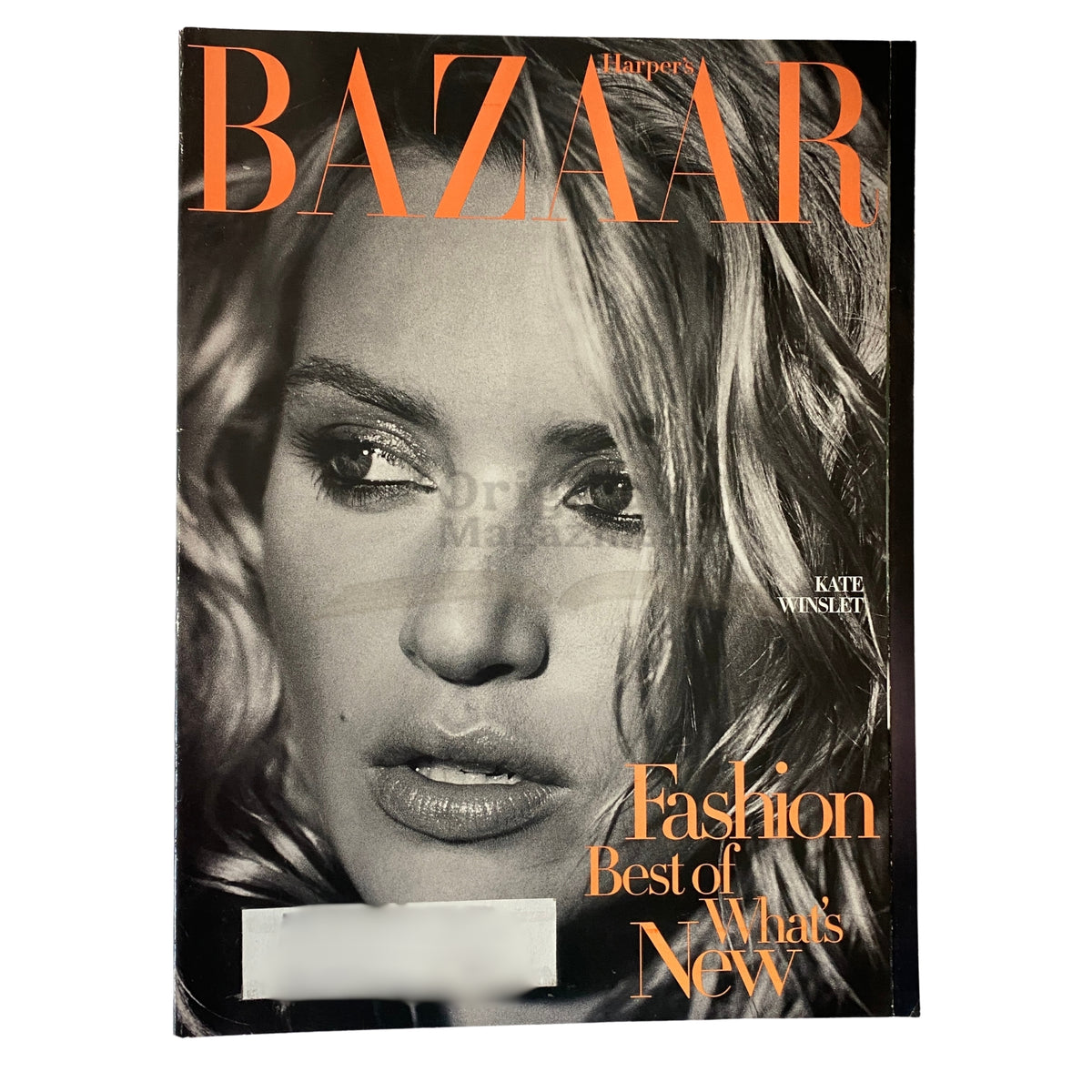 Harper's Bazaar Magazine October 2004 cover featuring Kate Winslet, showcasing her natural beauty and elegance, highlighting the magazine's fashion and lifestyle content.