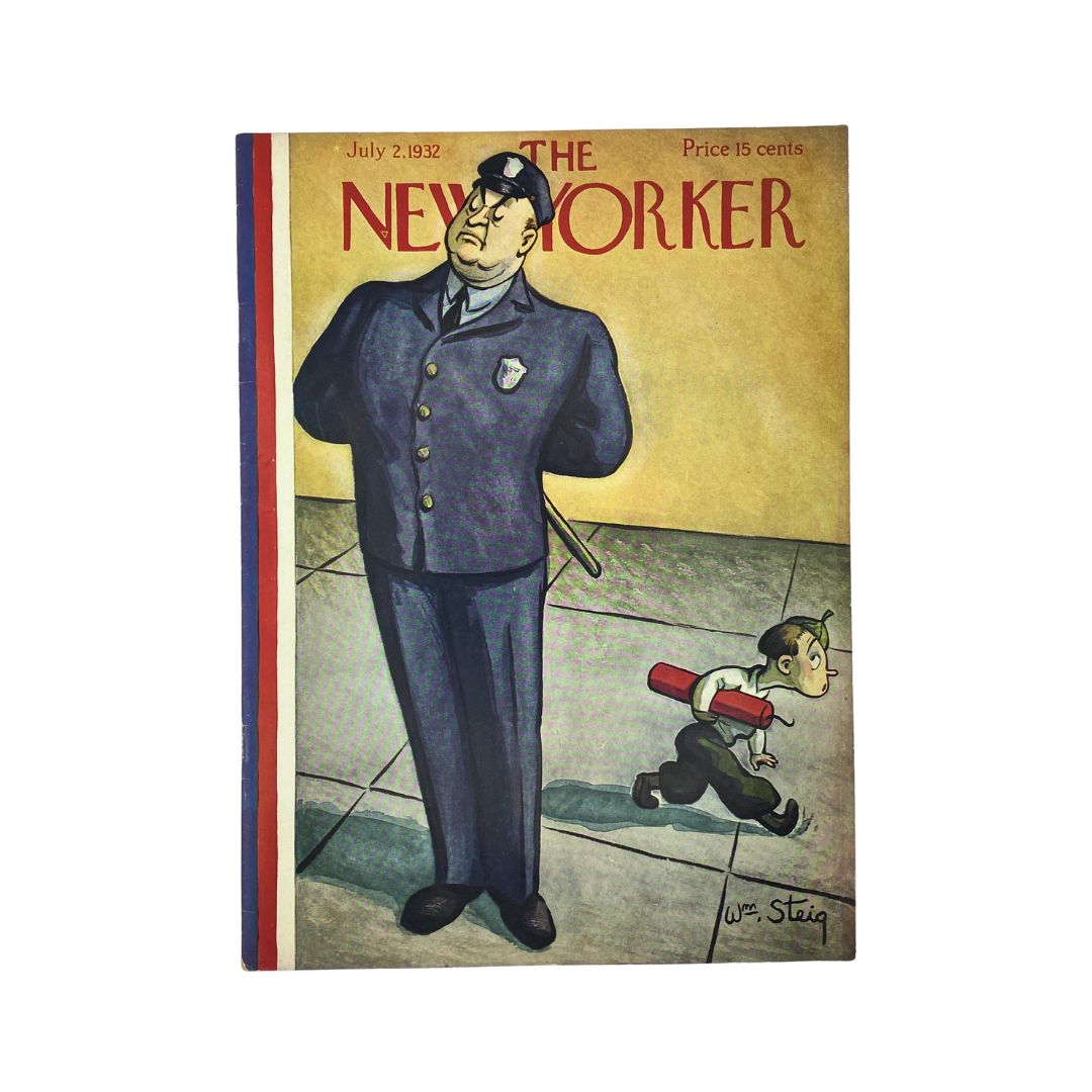 Cover of The New Yorker, July 2, 1932, featuring artwork by William Steig