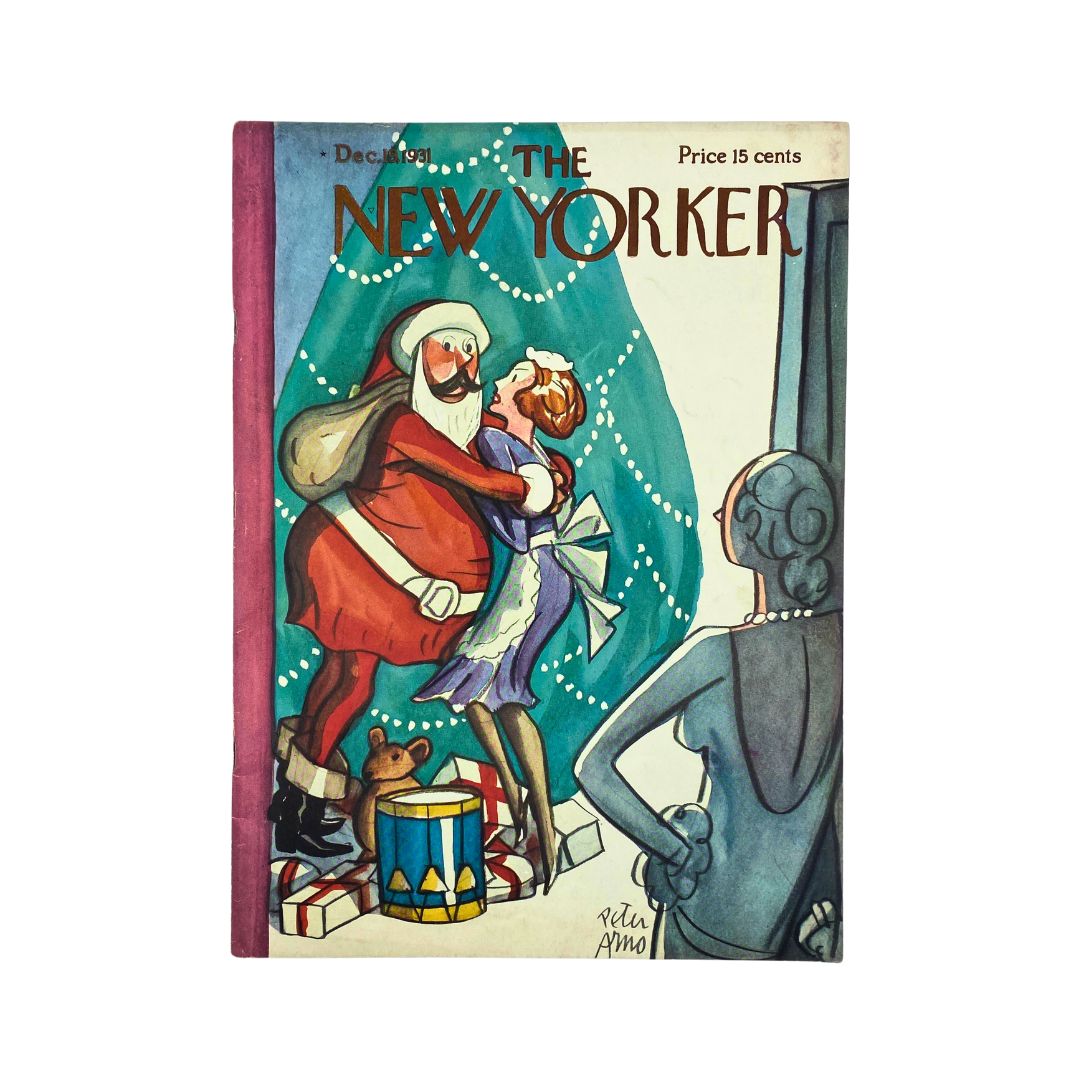 Cover of The New Yorker, December 19, 1931, featuring artwork by Peter Arno, in very good (VG) condition