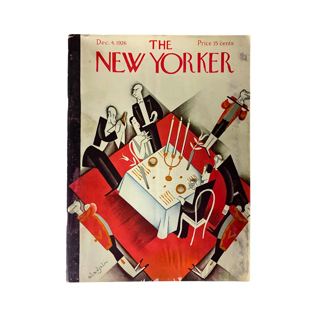 Cover of The New Yorker, December 4, 1926, featuring artwork by Constantin Alajalov