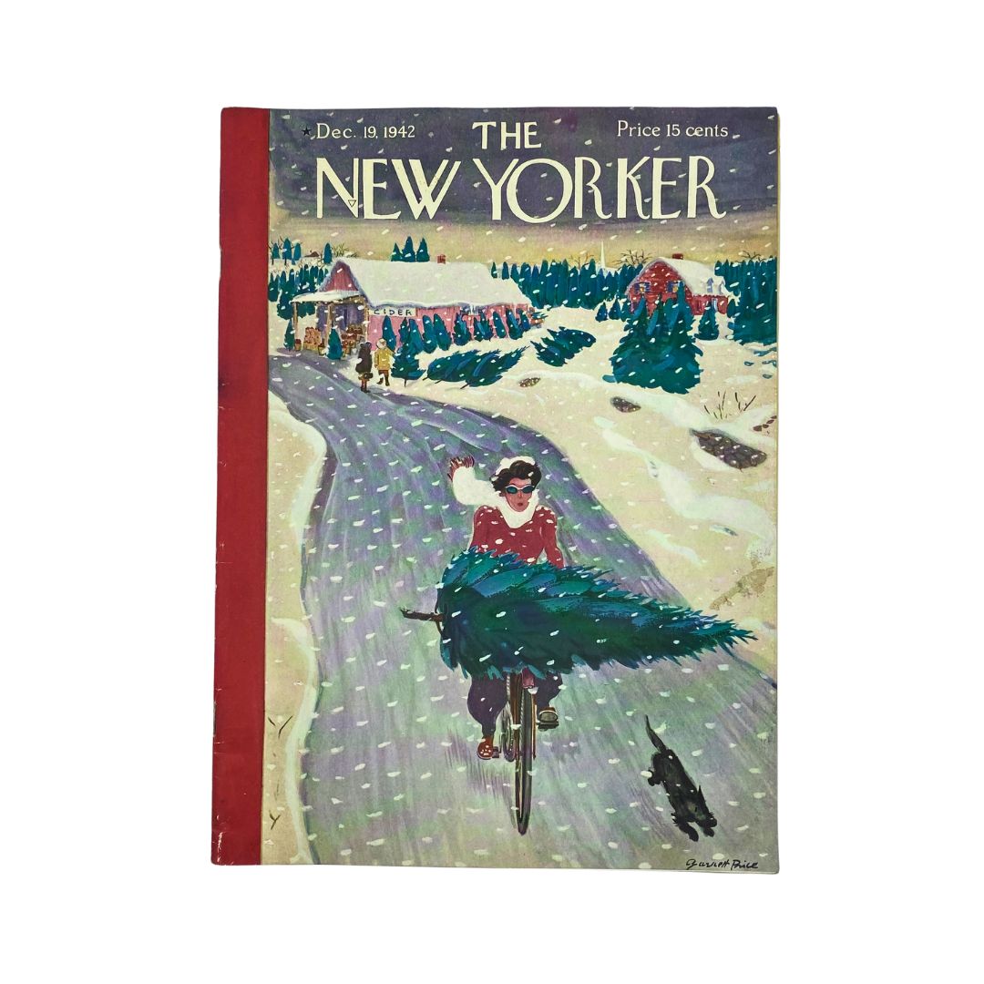 The New Yorker, December 19, 1942: Complete magazine featuring cover artwork by Garrett Price