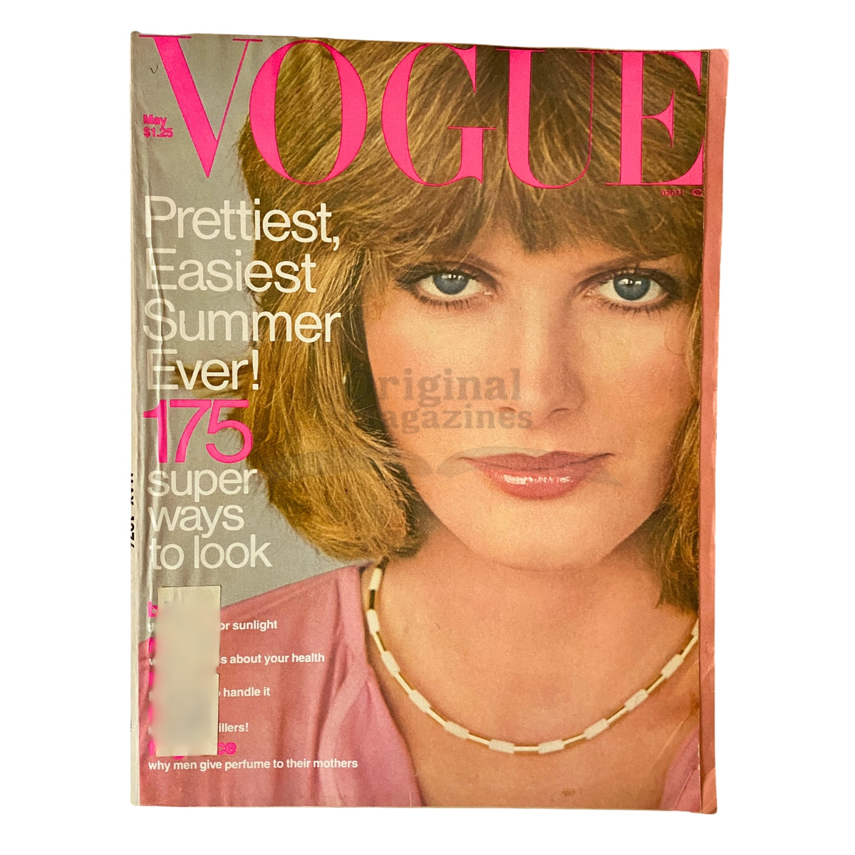 Vogue Magazine May 1976 Rene Russo Cover by Francesco Scavullo