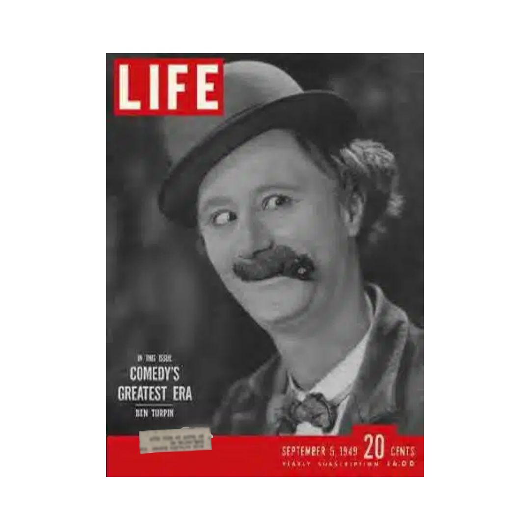 Life Magazine September 5, 1949 Featuring Ben Turpin, Comedy's Greatest Era & Stunning Visuals