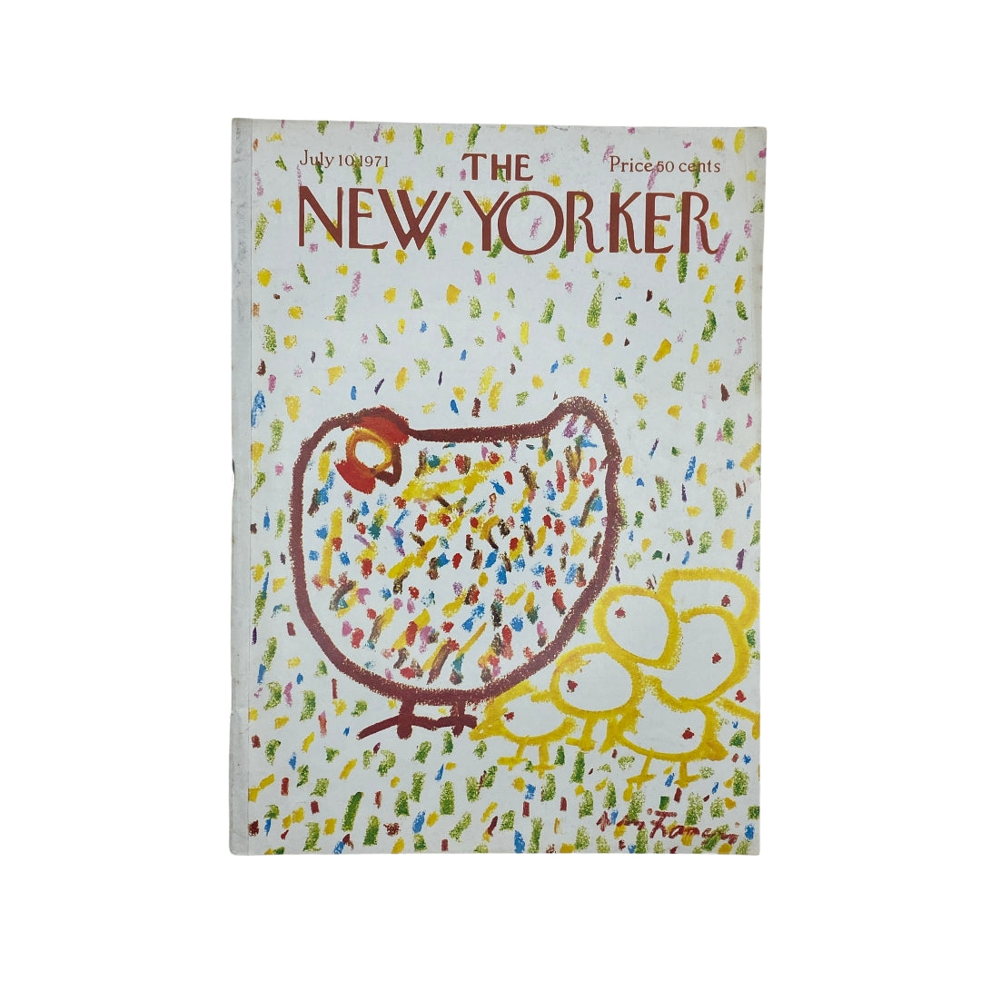 The New Yorker Complete Magazine July 10, 1971 Andre Francois No Label VG