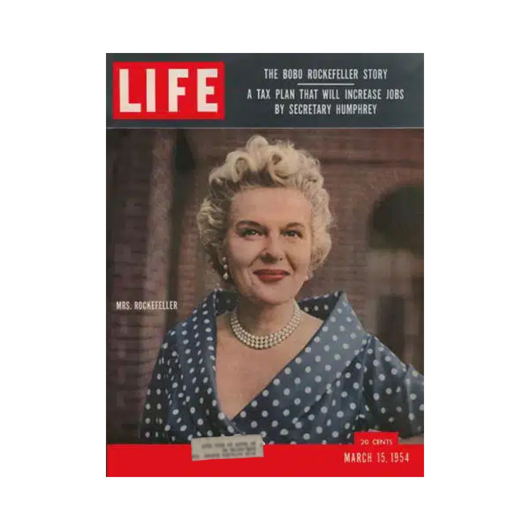 VTG Life Magazine March 15, 1954 Bobo Rockefeller