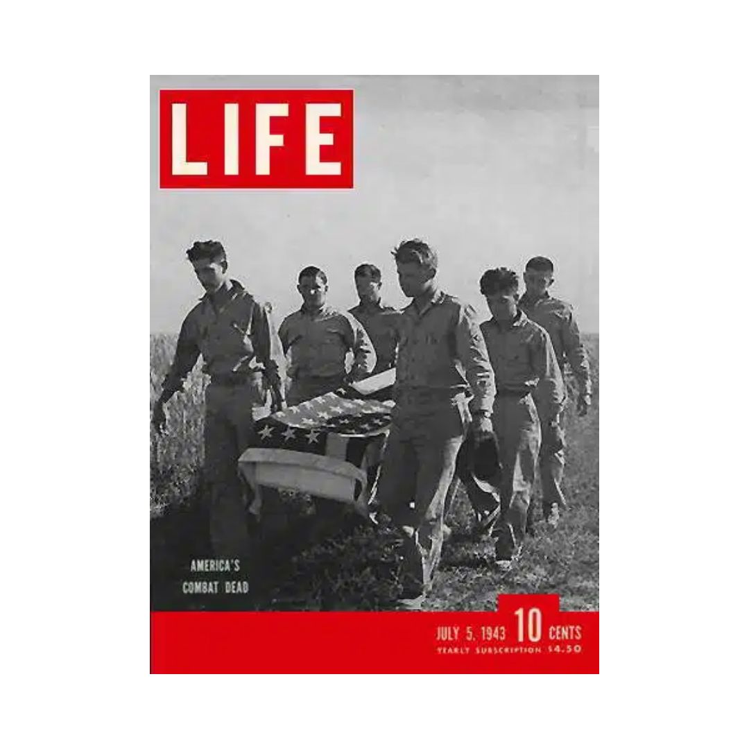 Life Magazine July 5, 1943: U.S. Combat Dead Tribute & World War II Insights
