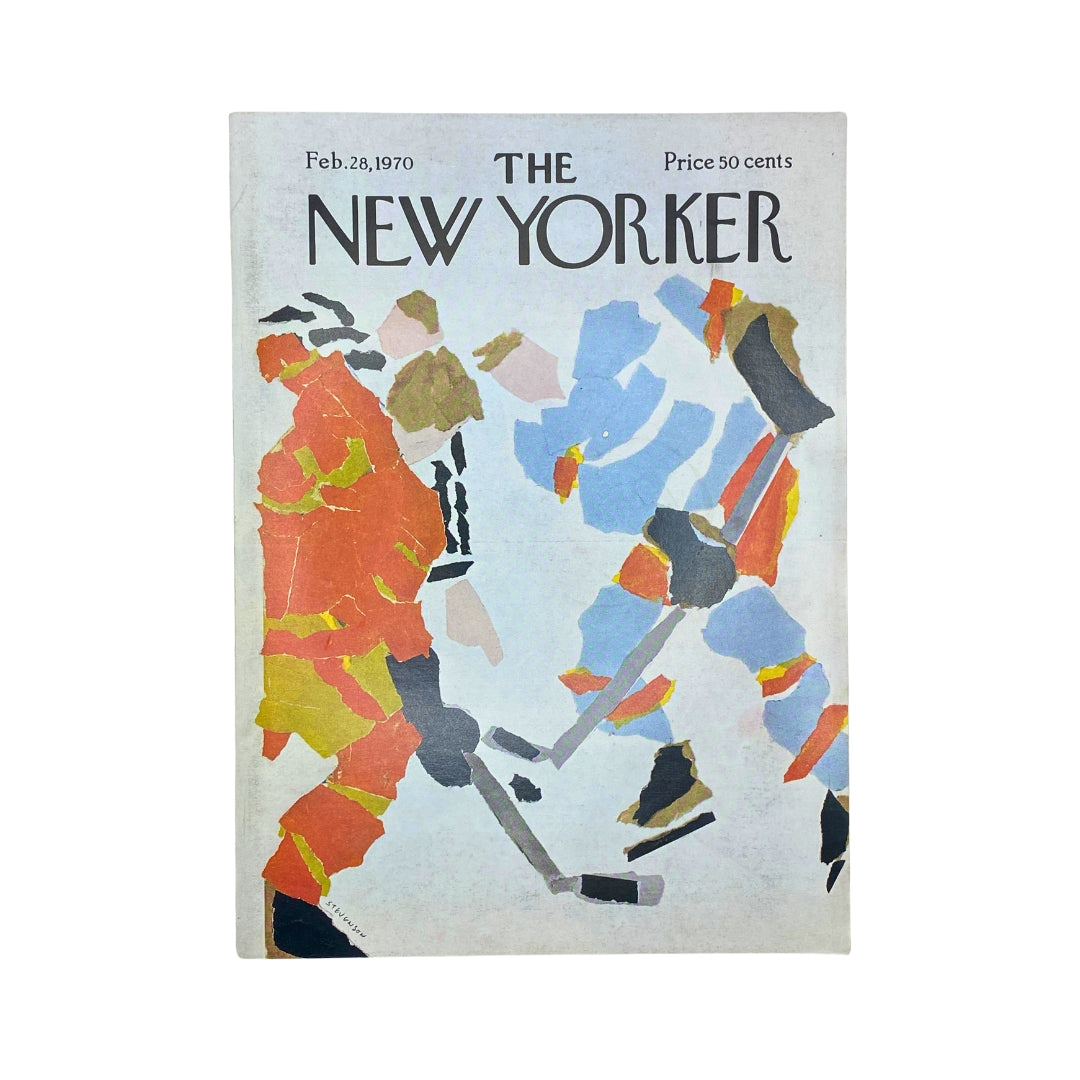 The New Yorker Complete Magazine February 28, 1970 James Stevenson Cover VG