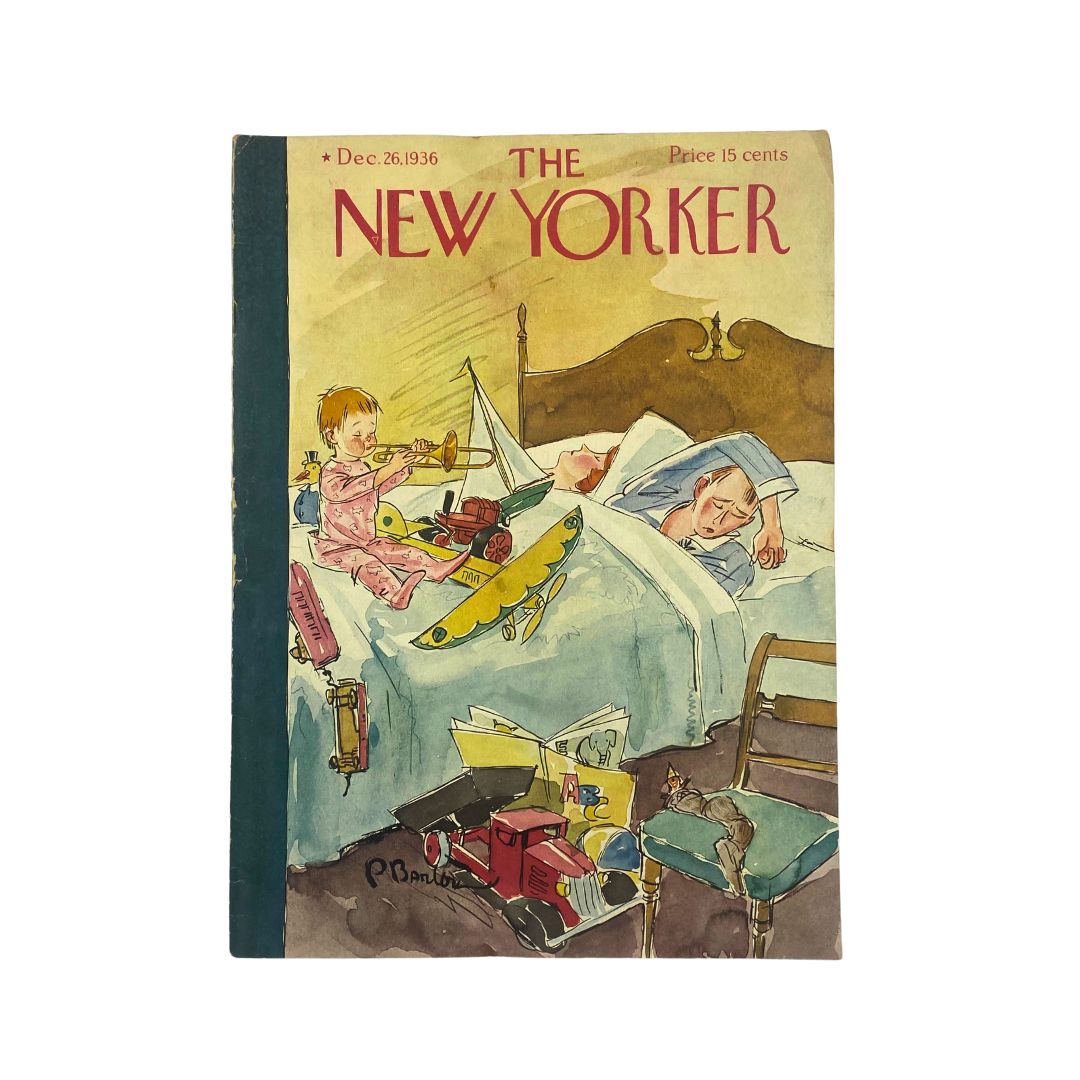 Cover of The New Yorker, December 26, 1936, featuring an illustration by Perry Barlow