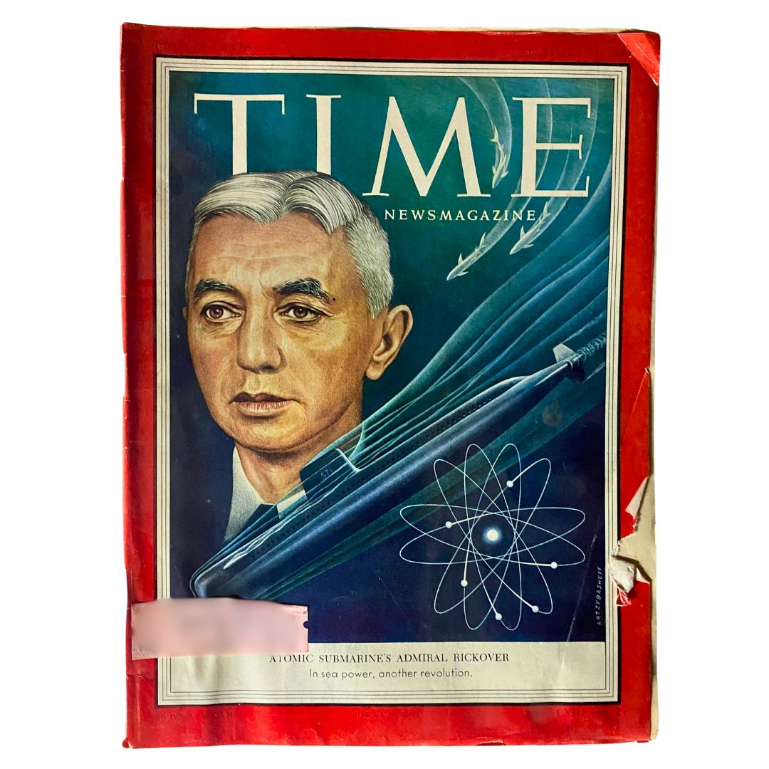 Time Magazine January 11, 1954 Vol 63 No. 2 Atomic Submarine's Rickover