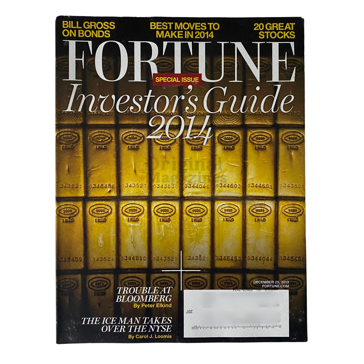 Cover of Fortune Magazine December 23, 2013 Investor's Guide 2014 Special Issue featuring investment advice, trends, and predictions for the year.