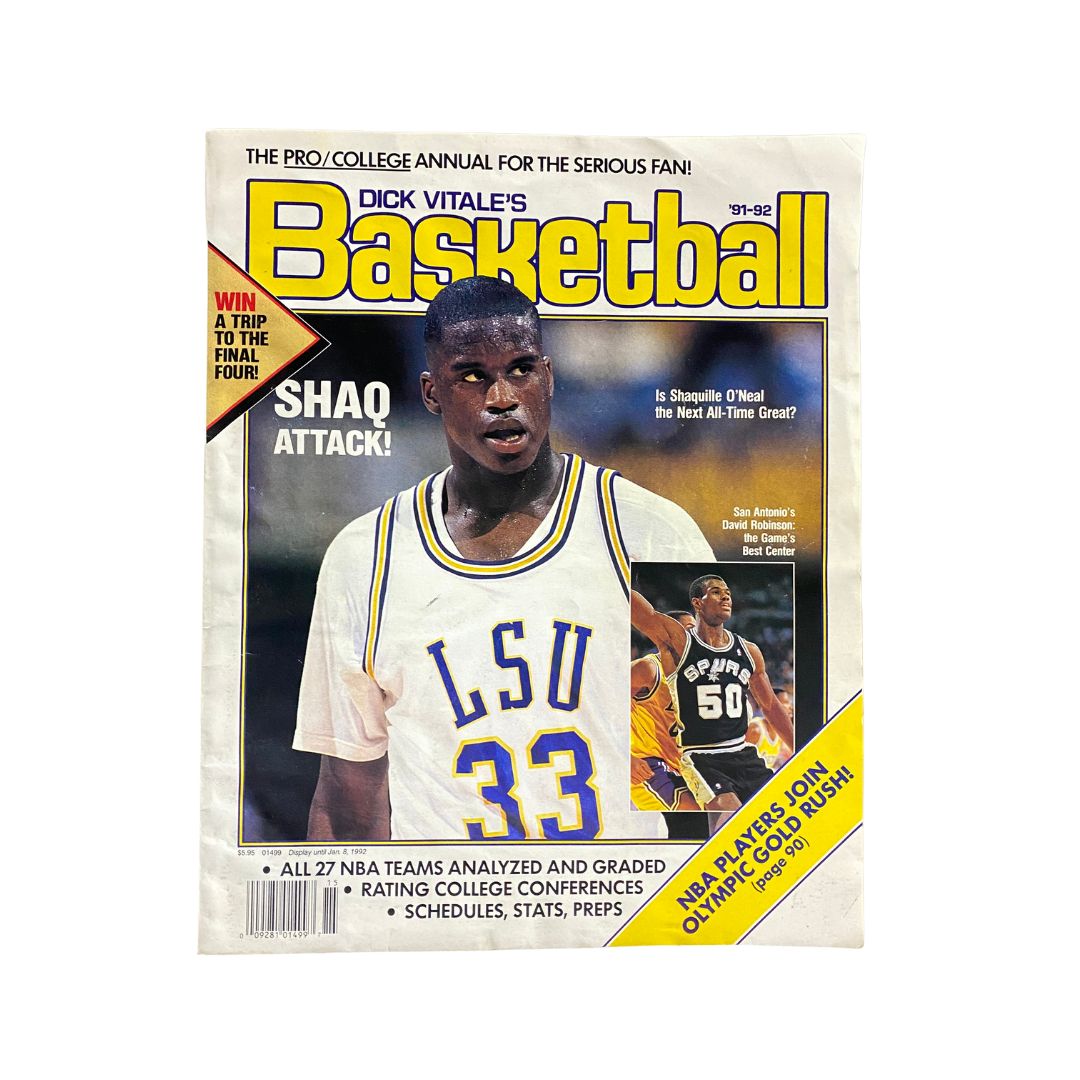 Dick Vitale's Basketball Magazine, 1991-1992: Featuring Shaquille O'Neal on the cover