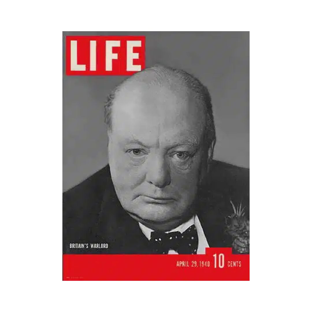 Life Magazine April 29, 1940 Featuring Winston Churchill - WWII Era Historical Collectible