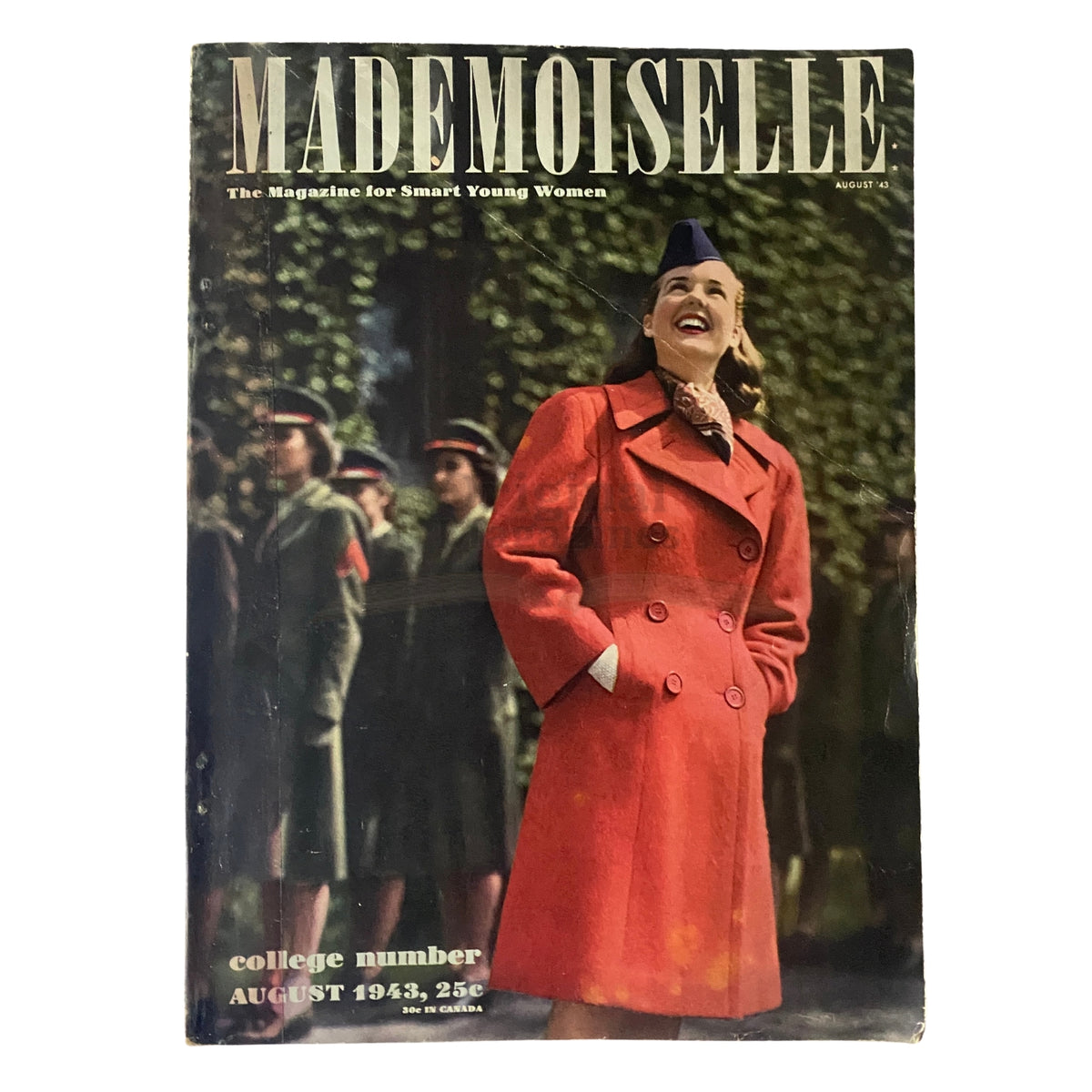Mademoiselle Magazine August 1943 The College Number No Label