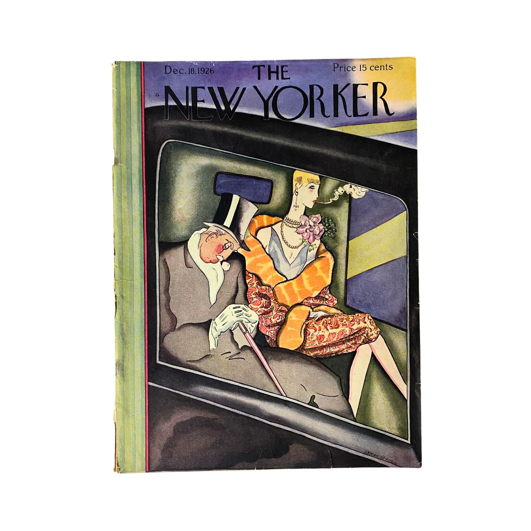 Cover of The New Yorker, December 18, 1926, featuring artwork by Ottar Gaul
