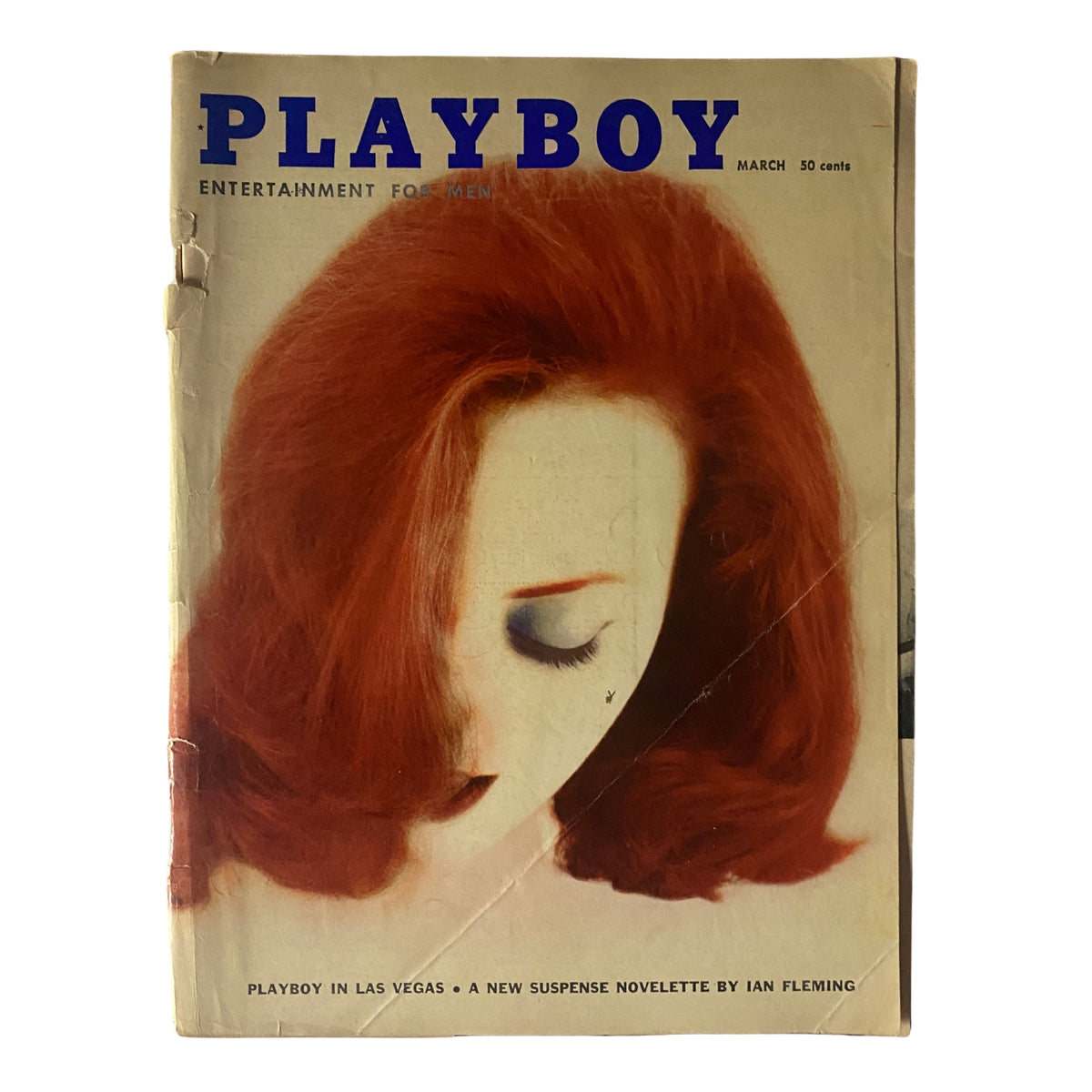 Cover of Playboy Magazine March 1960 featuring Sally Sarell, showcasing vintage magazine aesthetics with vibrant colors and iconic graphics.