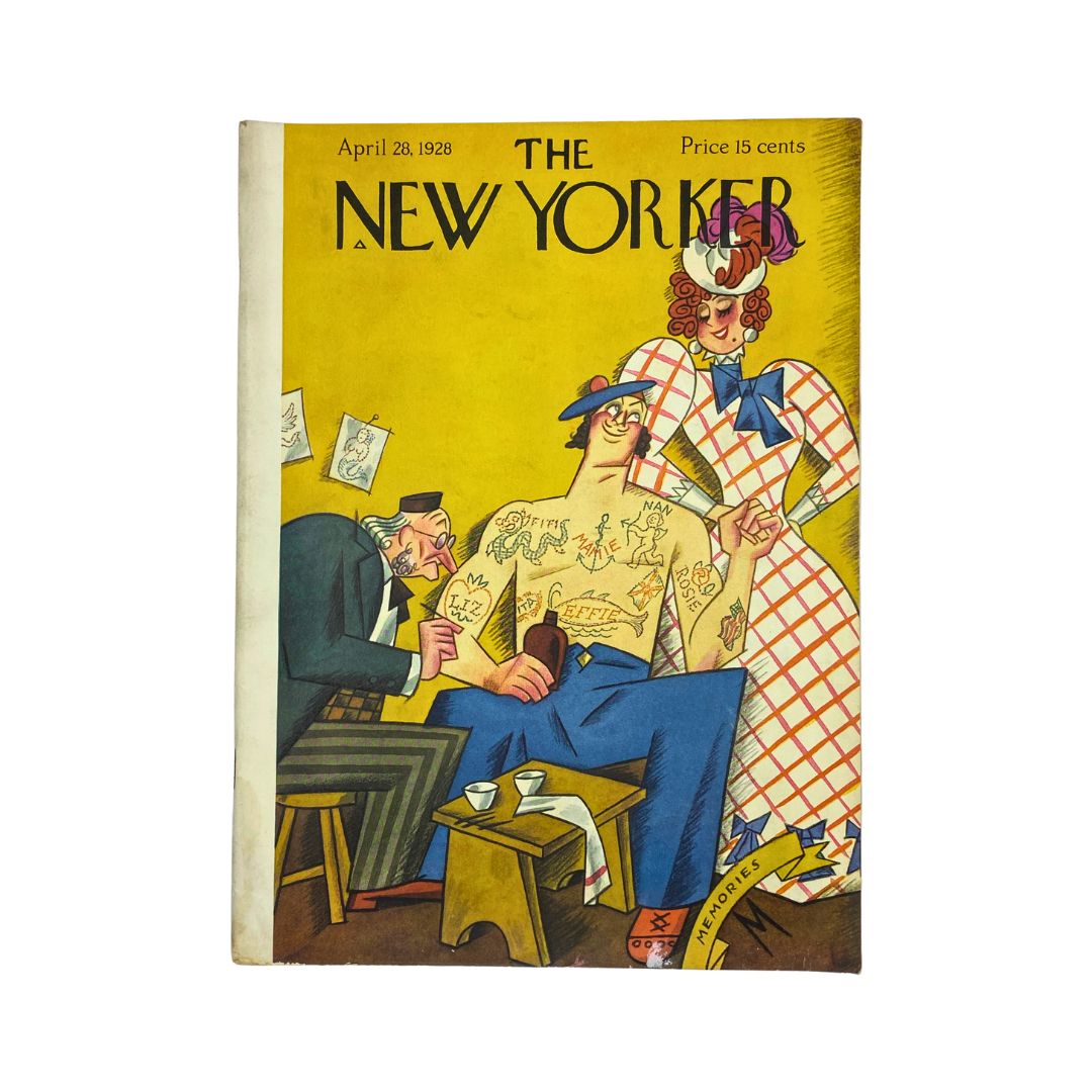 Cover of The New Yorker, April 28, 1928, featuring Julian de Miskey