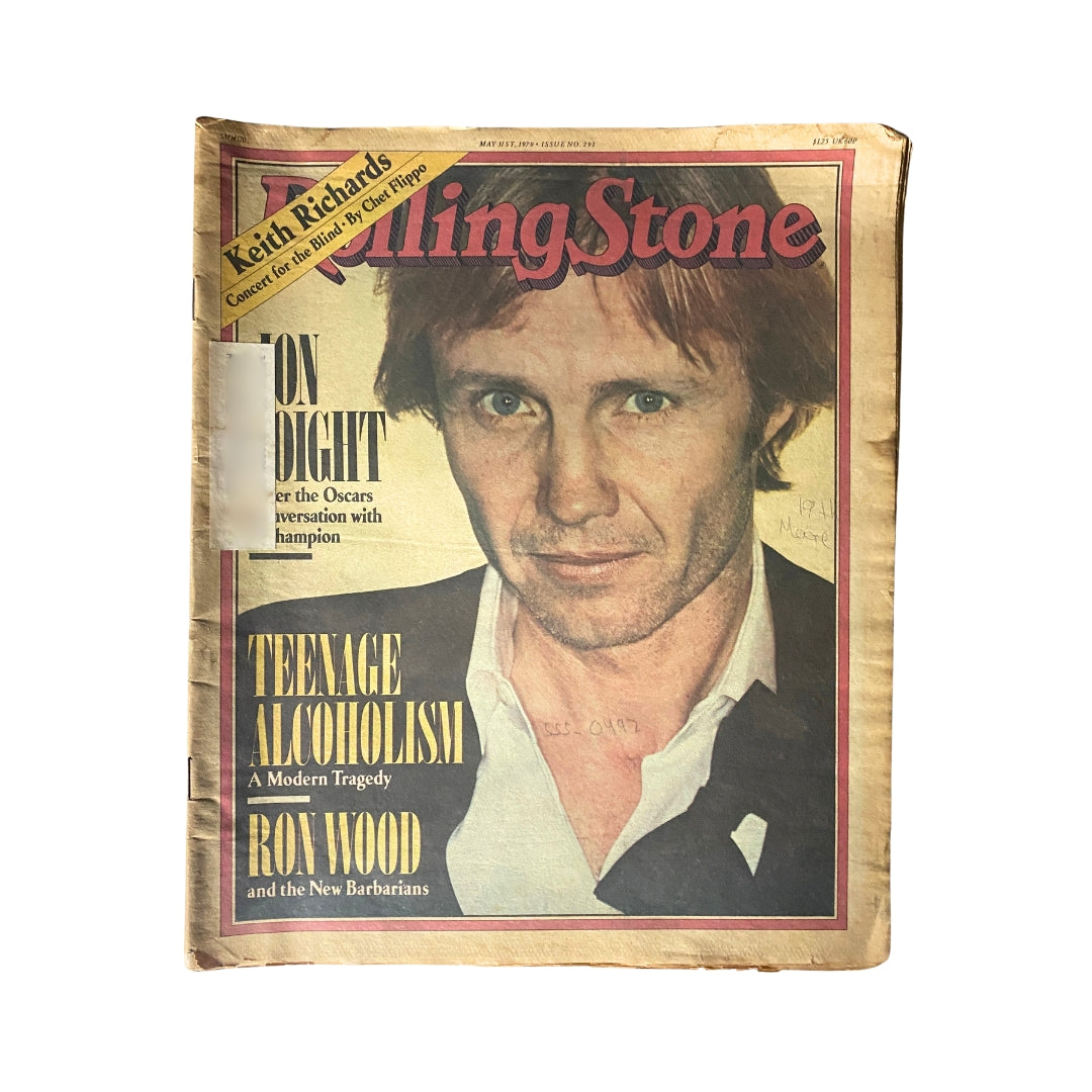 VTG Rolling Stone Magazine May 31, 1979 Issue 292 featuring Jon Voight on the cover, showcasing the rock and roll culture of the late 1970s.