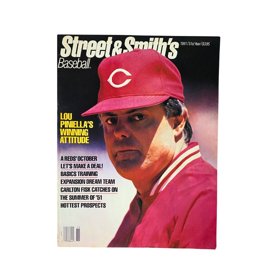 Street & Smith's Baseball Magazine 1991 Lou Piniella No Label VG
