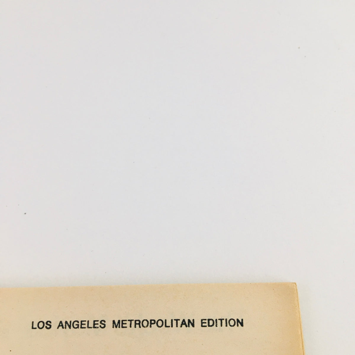Los Angeles Metropolitan Edition label on the TV Guide July 23 1966 Issue 695 featuring Efrem Zimbalist & Stephen Brooks, highlighting its regional publication significance.