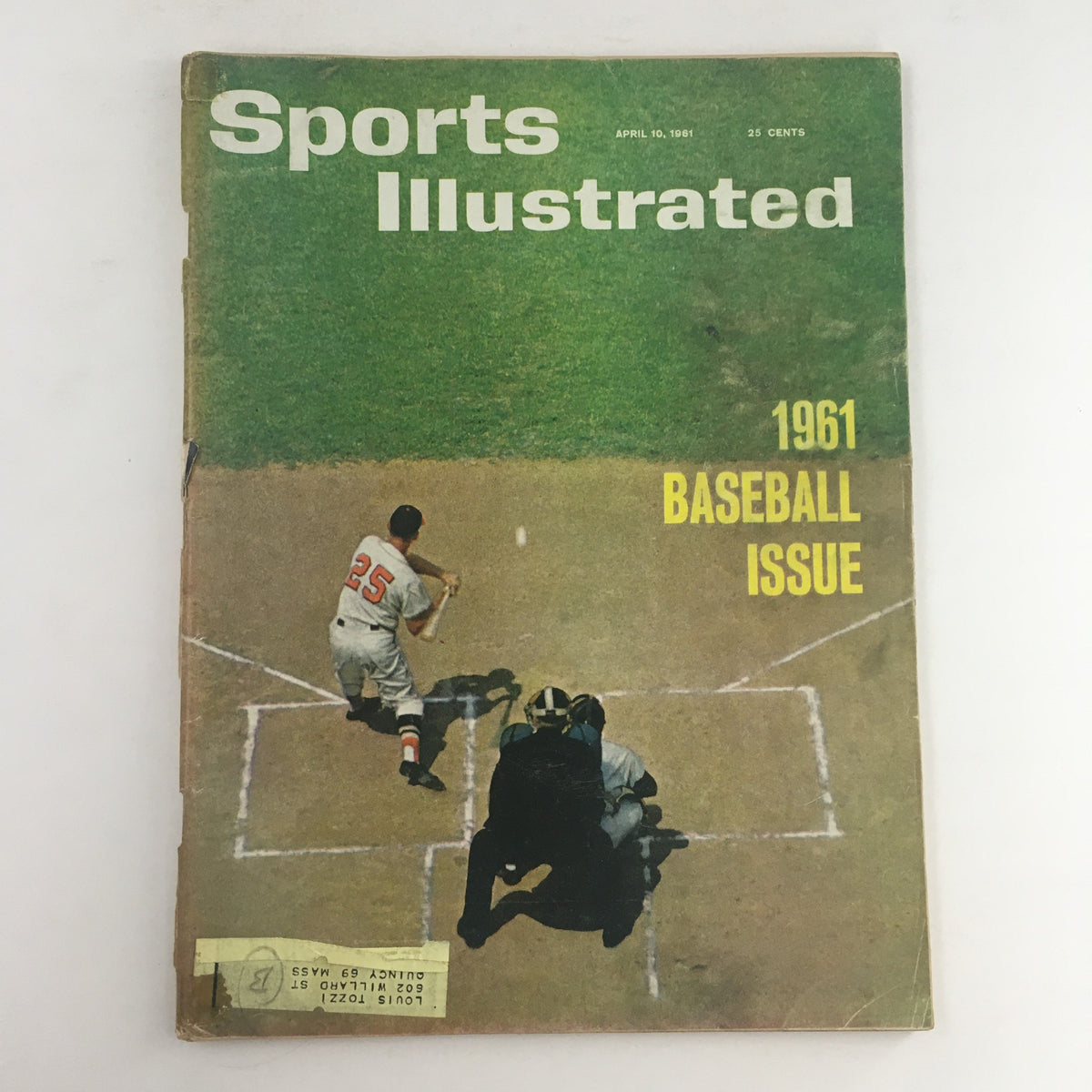 Sports Illustrated Magazine April 10 1961 Baseball Issue of 1961