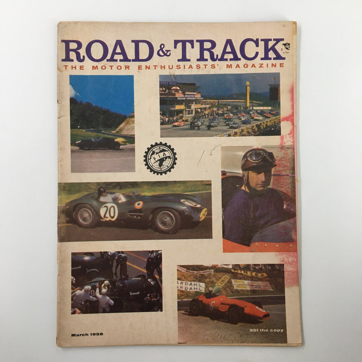 Vintage Road & Track Magazine March 1958 The Glimpses of the 1957 Season no Label