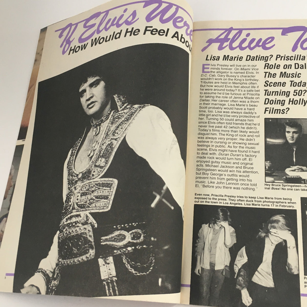 Superstar Special Magazine #14 Elvis Presley 50th Birthday Album, No Label VG