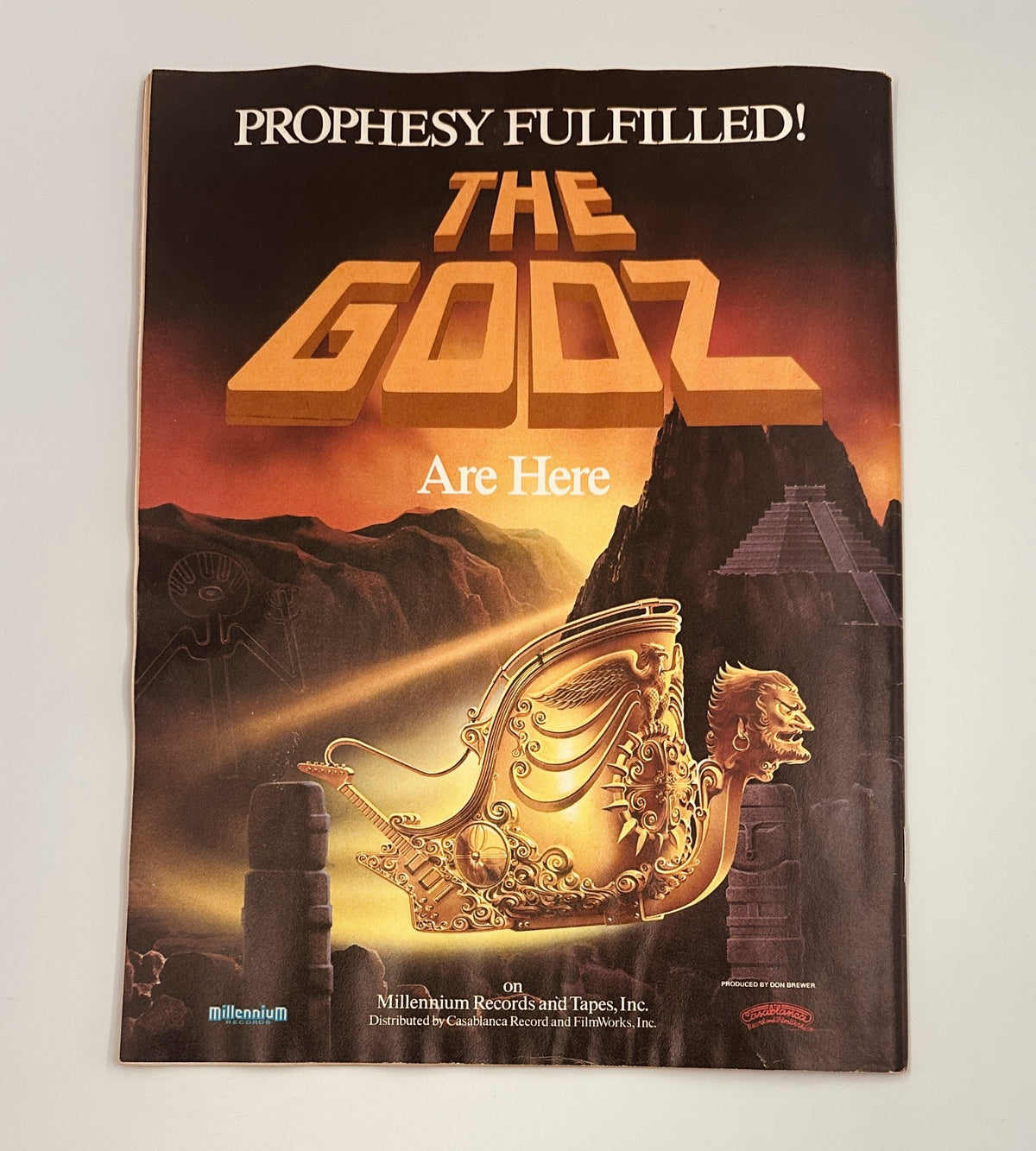 Advertisement for The Godz from Circus Magazine March 16, 1978, promoting their music and presence in the rock scene with a striking visual design.