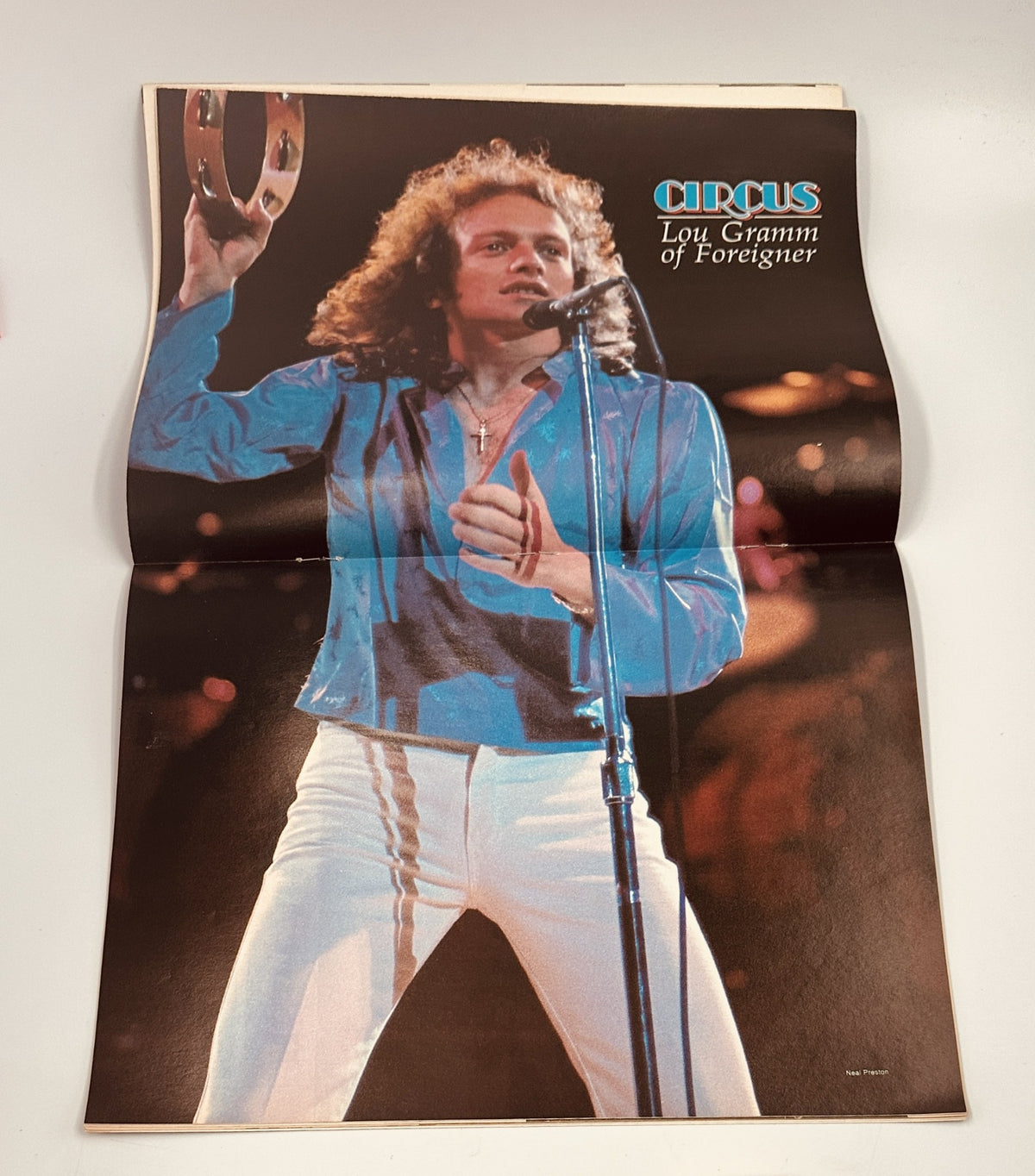 Circus Weekly Magazine October 24, 1978 featuring Lou Gramm of Foreigner on stage, showcasing the vibrant music culture of the era.