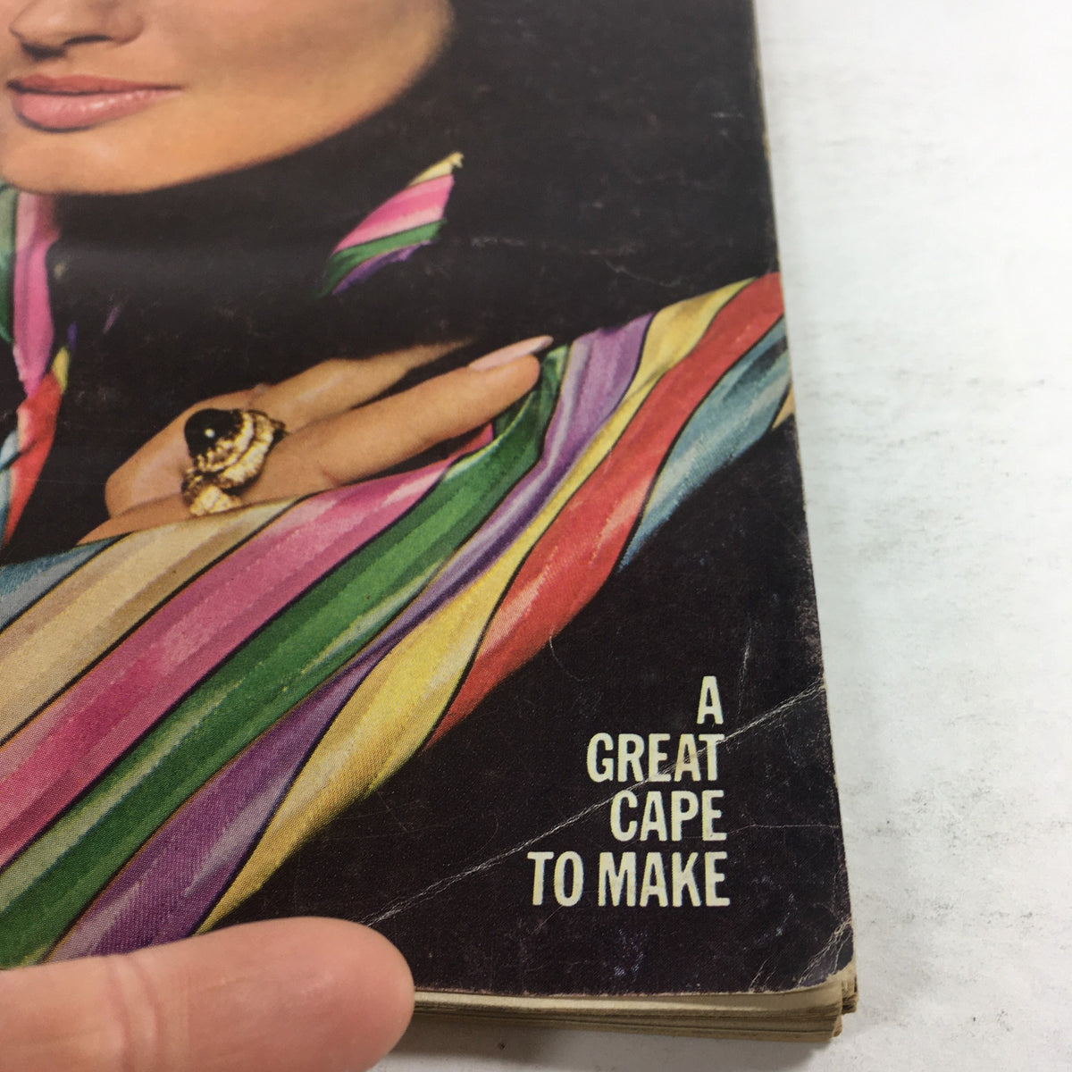 Vintage McCall's Magazine: December 1971 - Veronica Hamel Front Cover