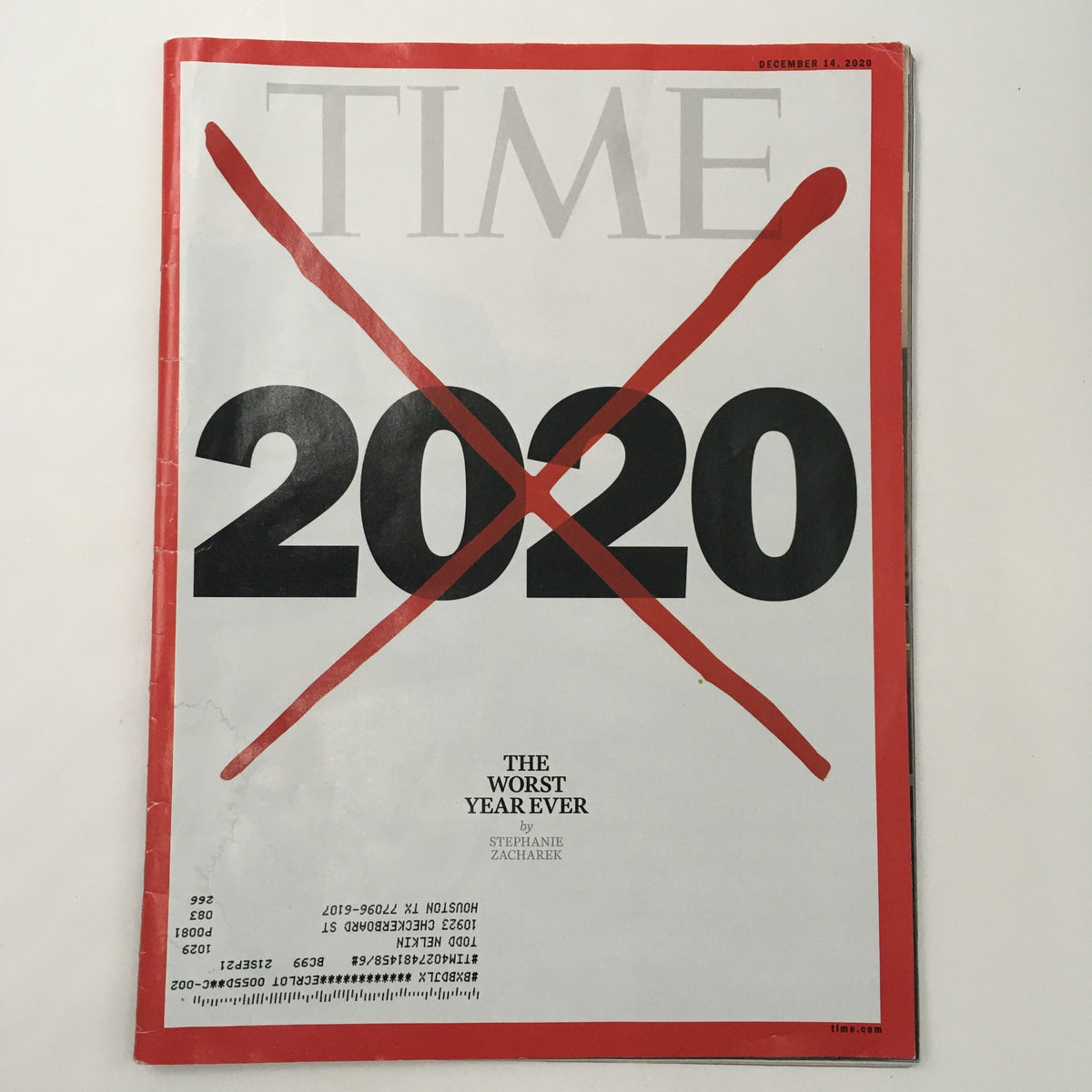 Time Magazine December 14 2020 The Worst Year Ever 2020 by Stephanie Zacharek