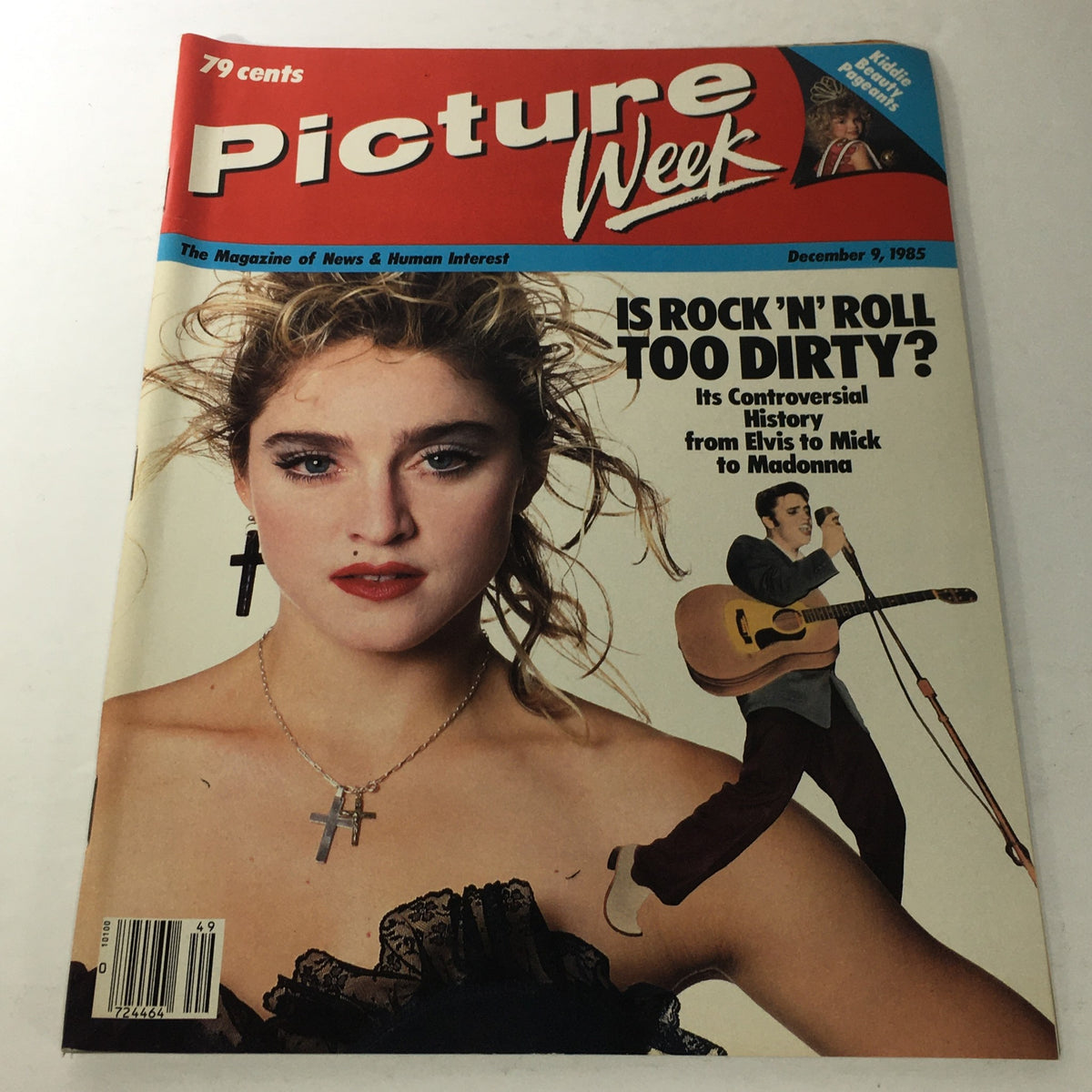 Picture Week Magazine: December 9 1985 - Madonna and Elvis Presley Cover