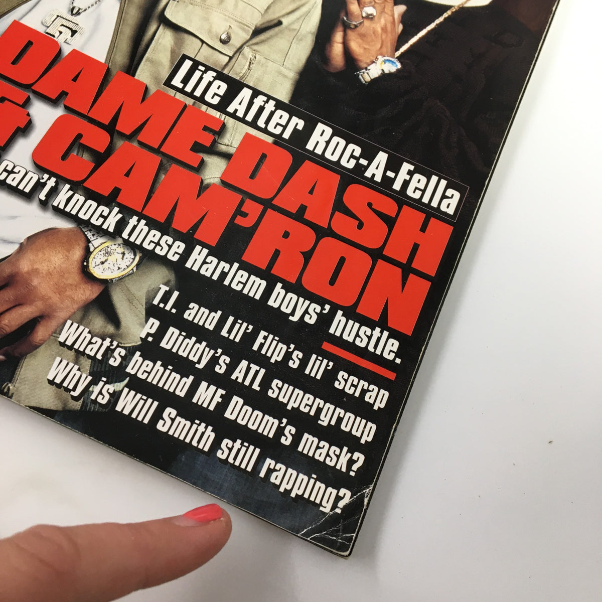 Cover of XXL Magazine June 2005 featuring Dame Dash and Cam'ron with the text 'Life After Roc-A-Fella'. This issue explores the careers of these hip-hop icons.
