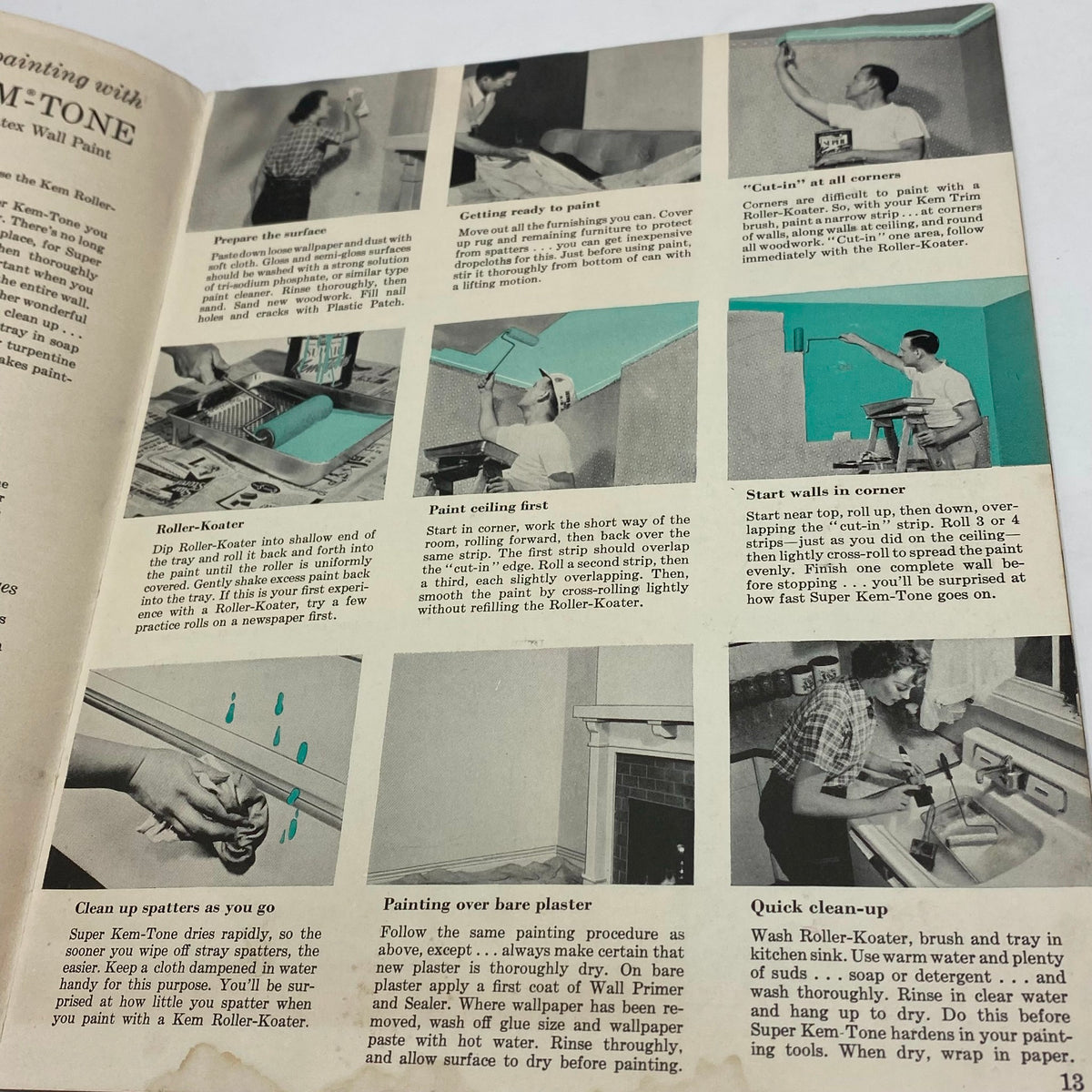Vintage 1956 Home Decorator and How-To-Paint Book